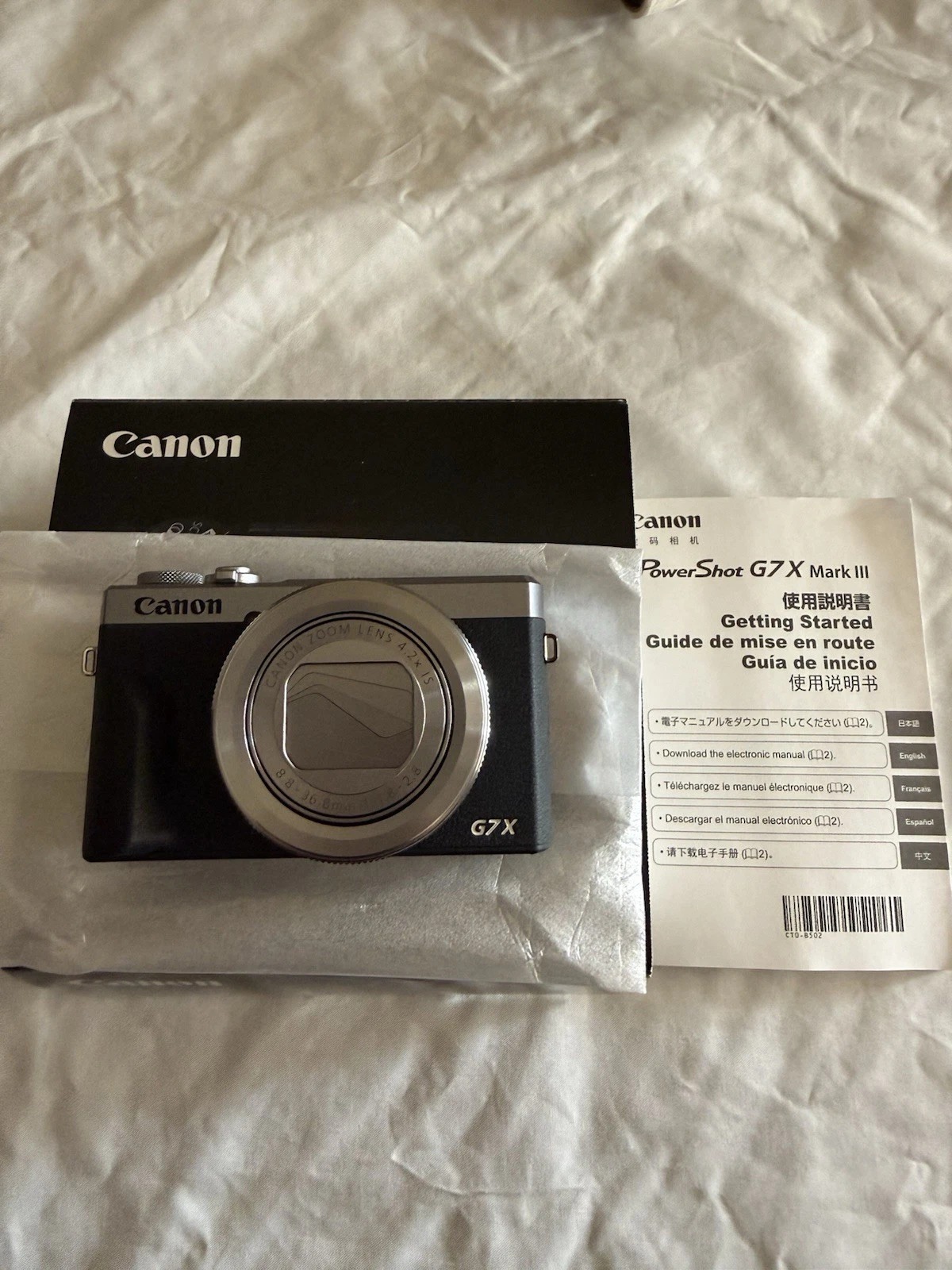 Canon PowerShot G7 X Mark III – 20.1MP Digital Camera – Silver Compact Vlogging Camera thumbnail 1