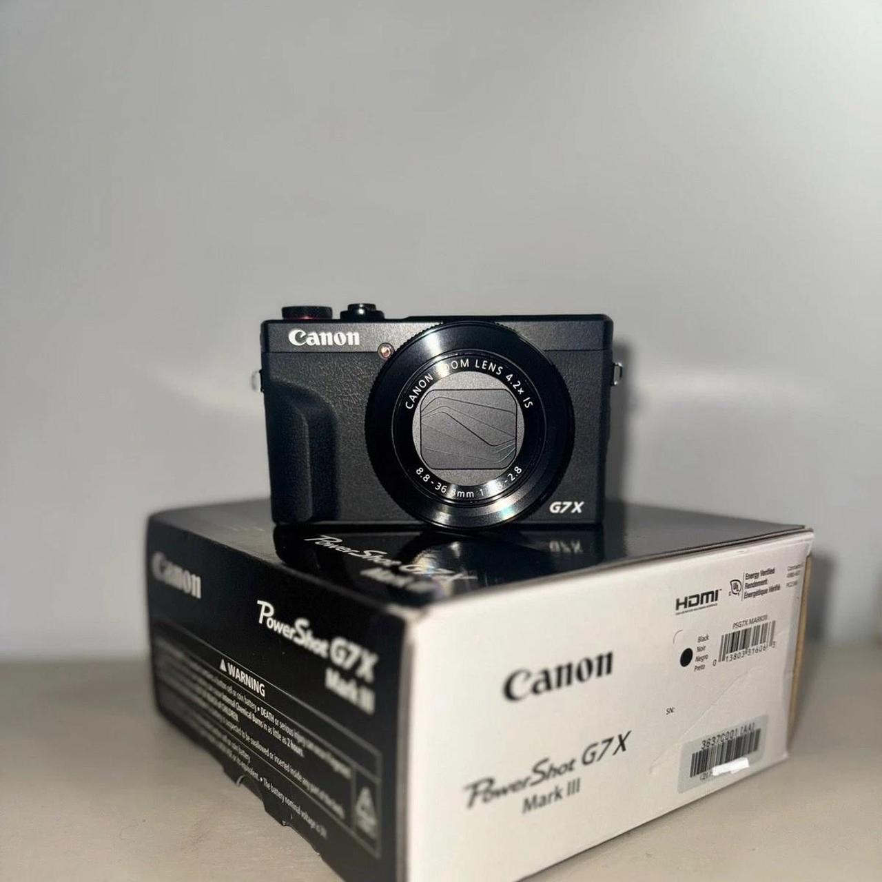 Canon PowerShot G7 X Mark III Black 20.1MP 4K thumbnail 1