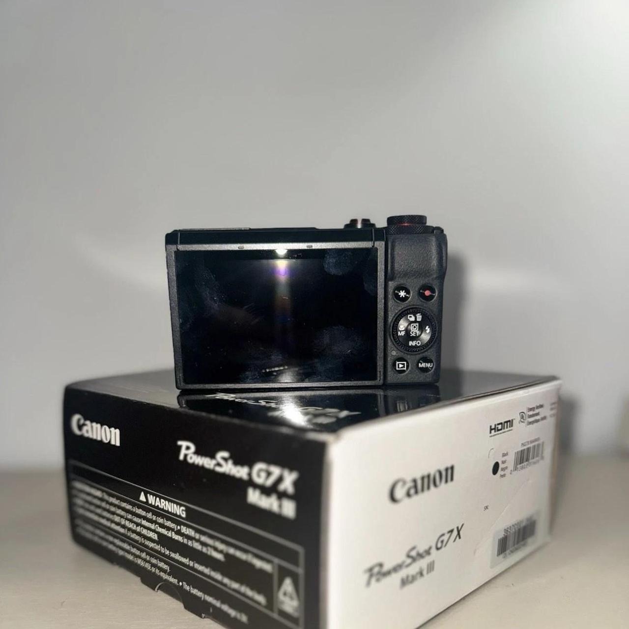 Canon PowerShot G7 X Mark III Black 20.1MP 4K thumbnail 2