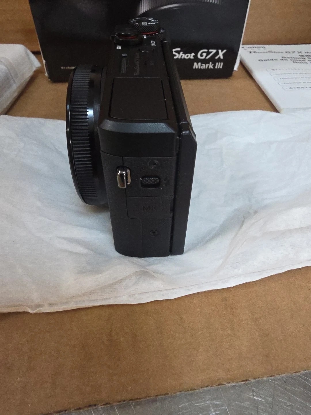 Canon PowerShot G7 X Mark III Black Open Box thumbnail 4