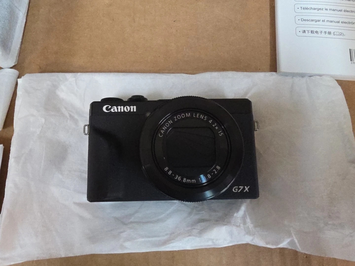 Canon PowerShot G7 X Mark III Black Open Box thumbnail 9