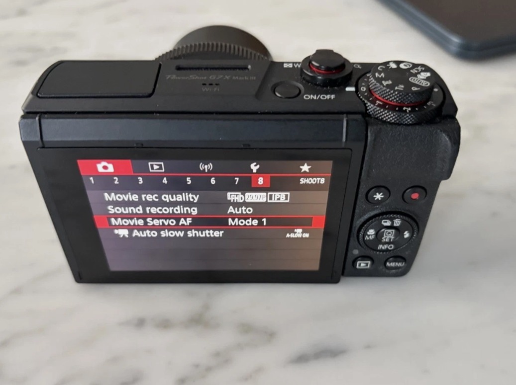 Canon PowerShot G7 X Mark III Compact Camera – 20.1MP | 4x Zoom | Excellent Condition thumbnail 2