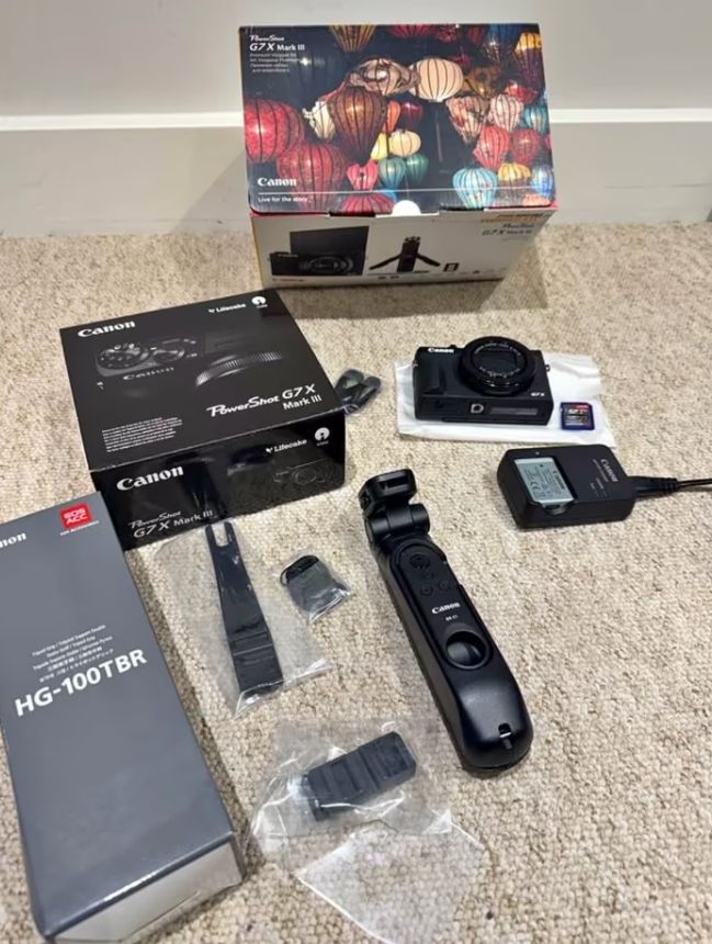 Canon PowerShot G7 X Mark III Vlogger Kit – Like New thumbnail 2