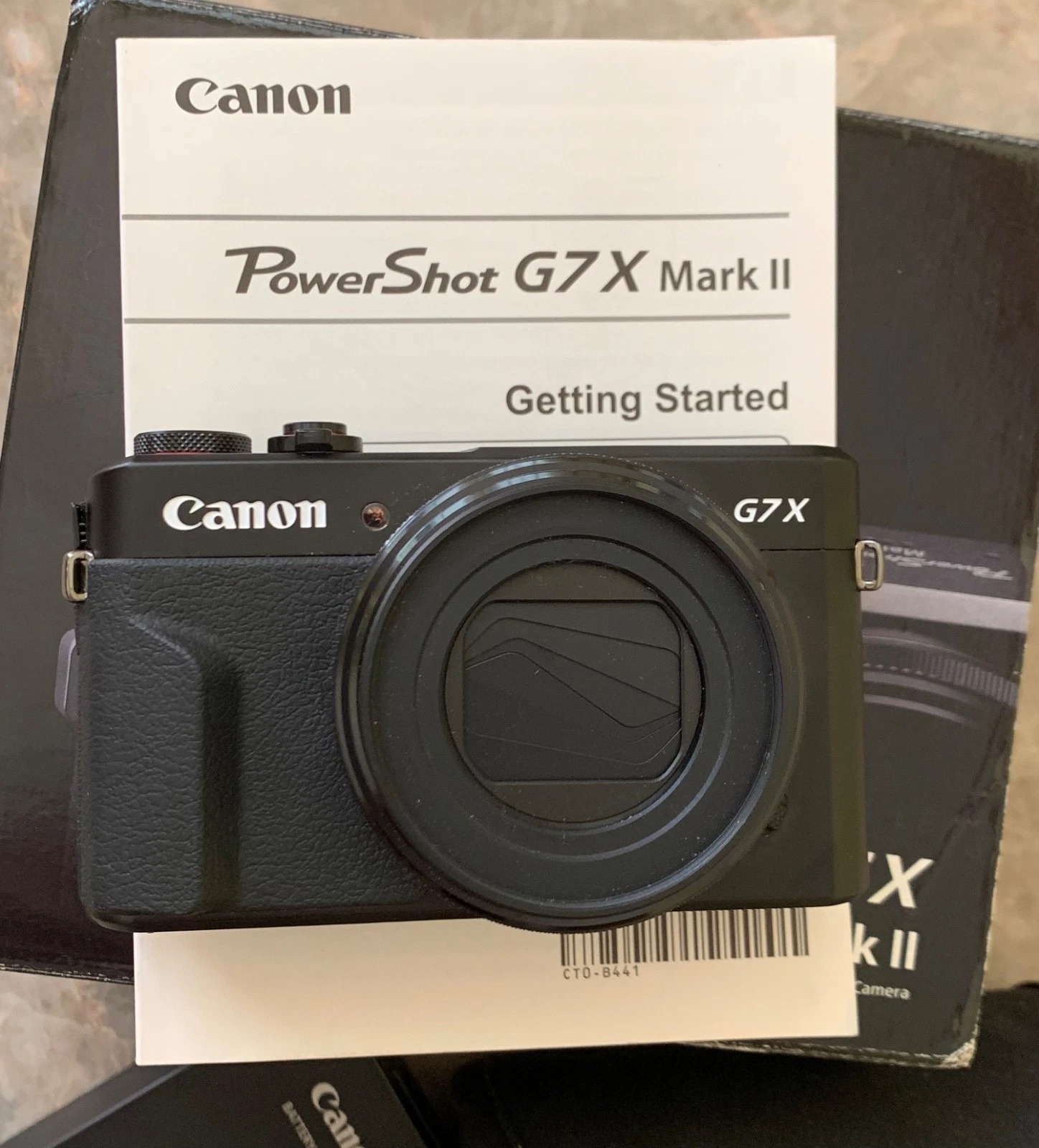 Canon PowerShot G7X Mark II 20.1 MP Compact Digital Camera - Black thumbnail 1
