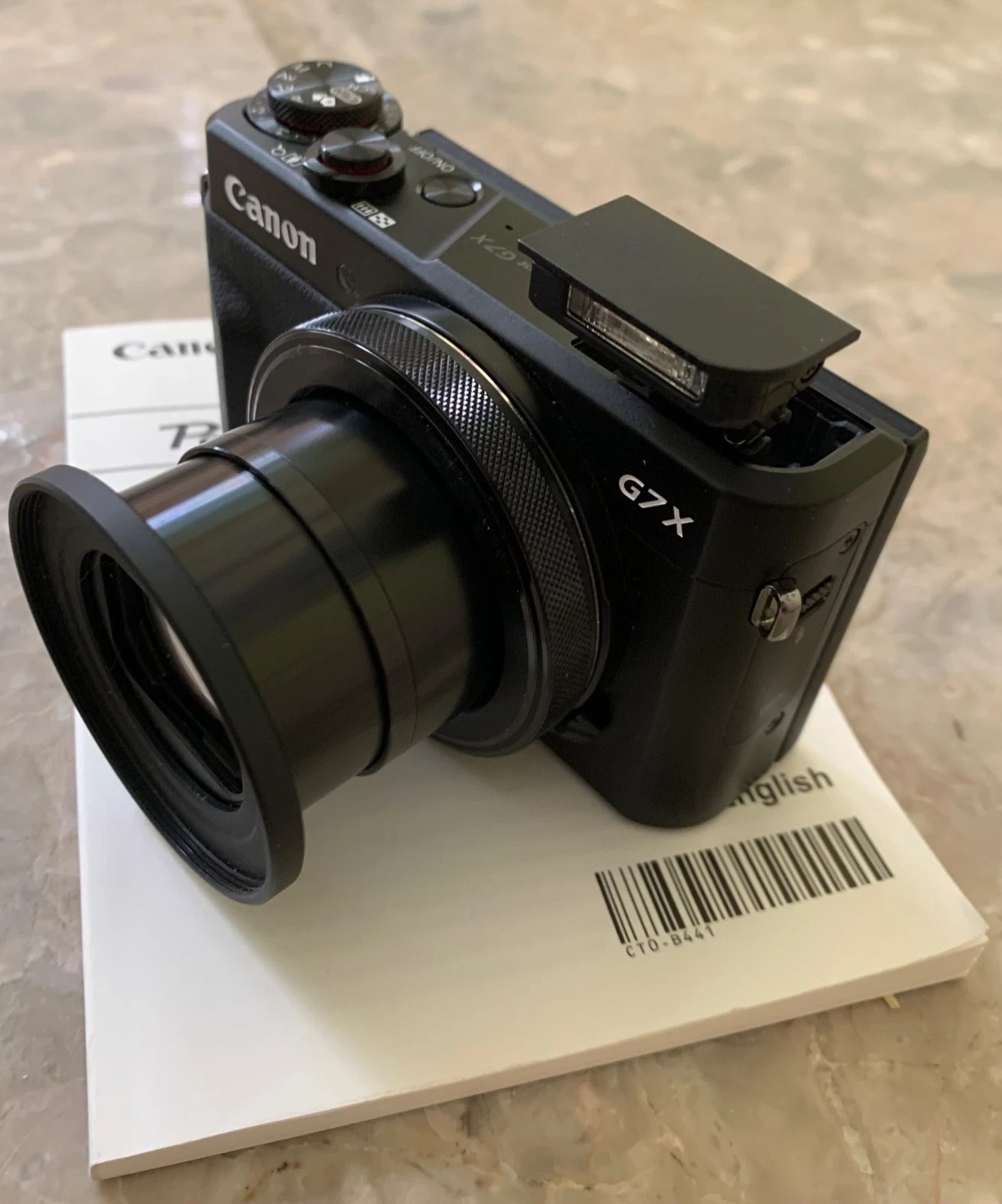 Canon PowerShot G7X Mark II 20.1 MP Compact Digital Camera - Black thumbnail 3