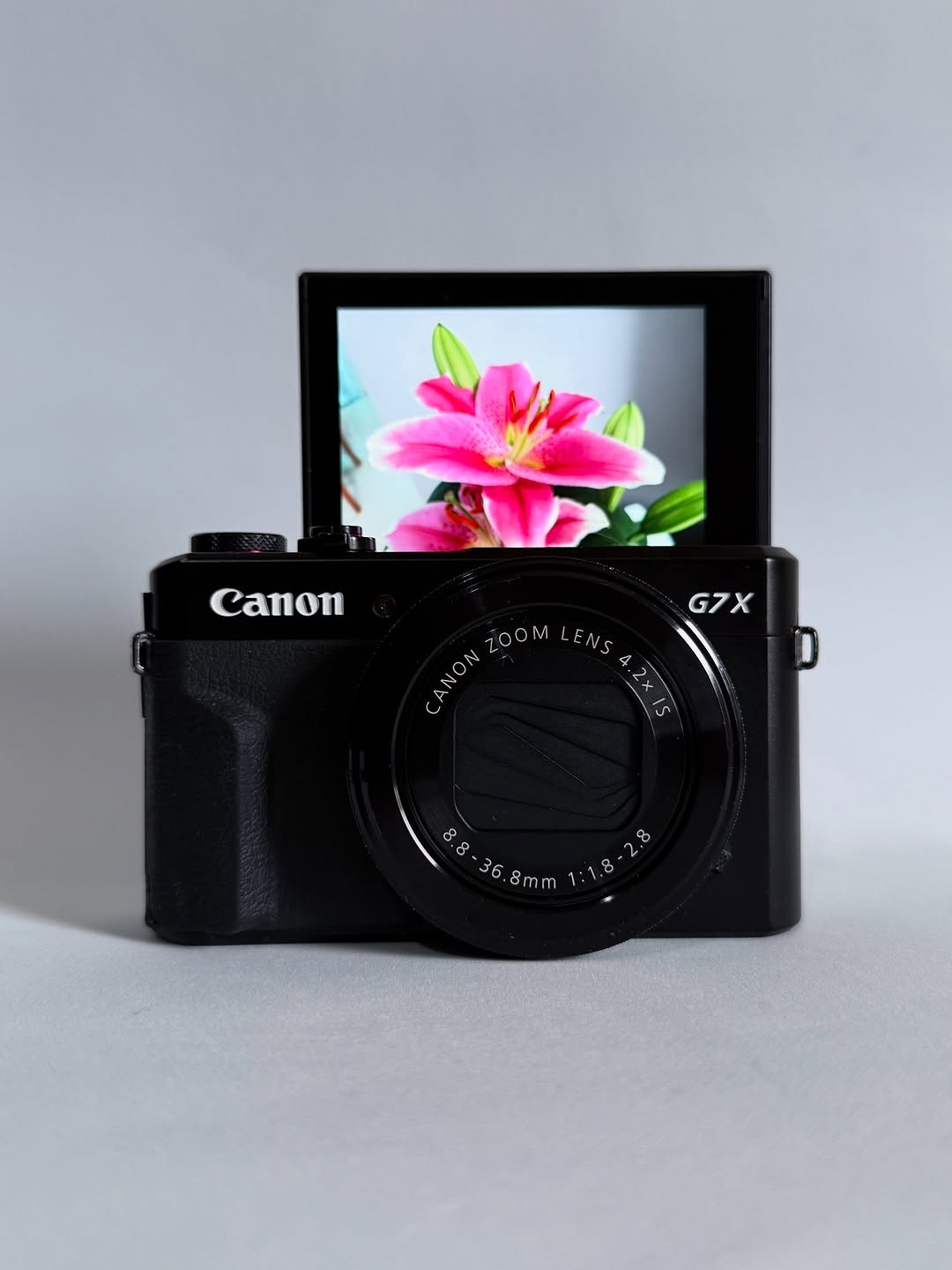 Canon PowerShot G7X Mark III– 20.1MP Digital Camera – Black – Excellent Condition thumbnail 2