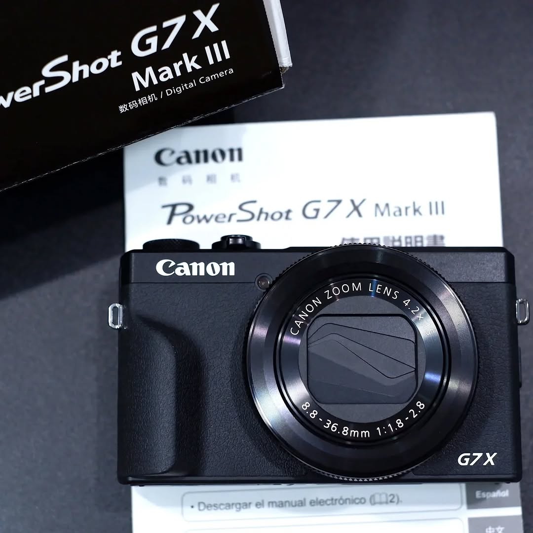 Canon PowerShot G7X Mark lll - Like New - Black