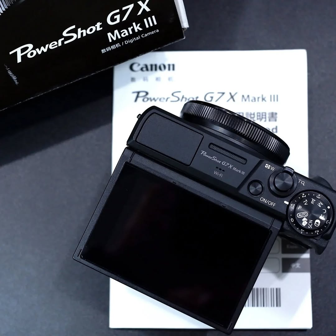 Canon PowerShot G7X Mark lll - Like New - Black thumbnail 3
