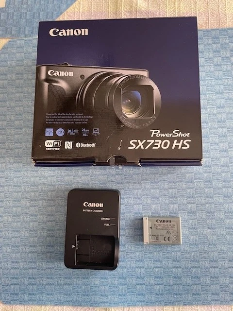 Canon PowerShot SX730 HS 20.3MP Digital Camera – Original Owner + 2 Camera Cases thumbnail 10