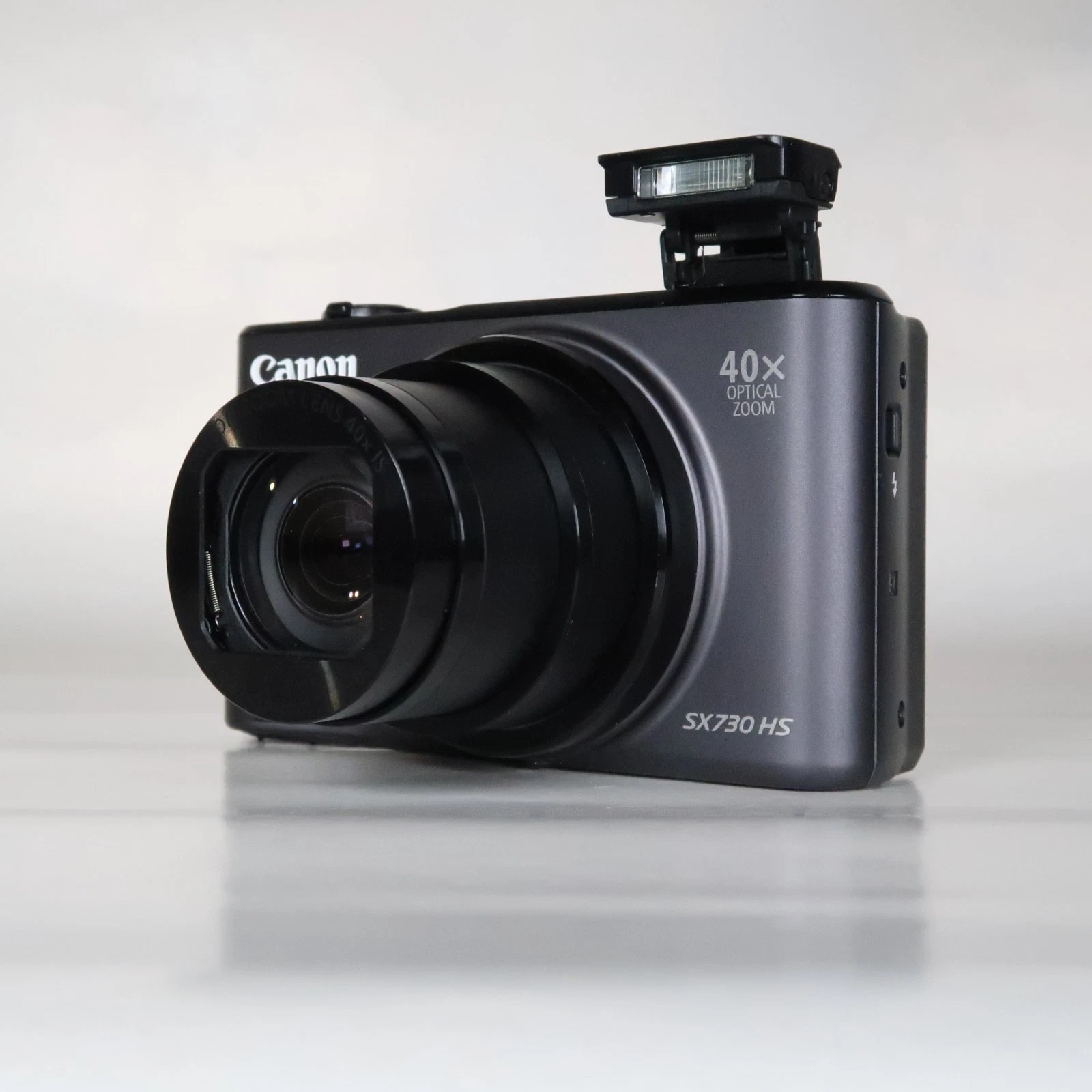 Canon Powershot SX730 SX740 HS Digital Camera Black 20.3MP, 40X, Case, SD thumbnail 1