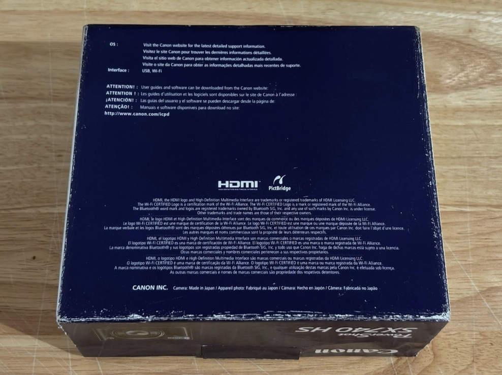 Canon PowerShot SX740 HS 20.3MP 4K UHD Compact Digital Camera – Black (2955C001) thumbnail 11