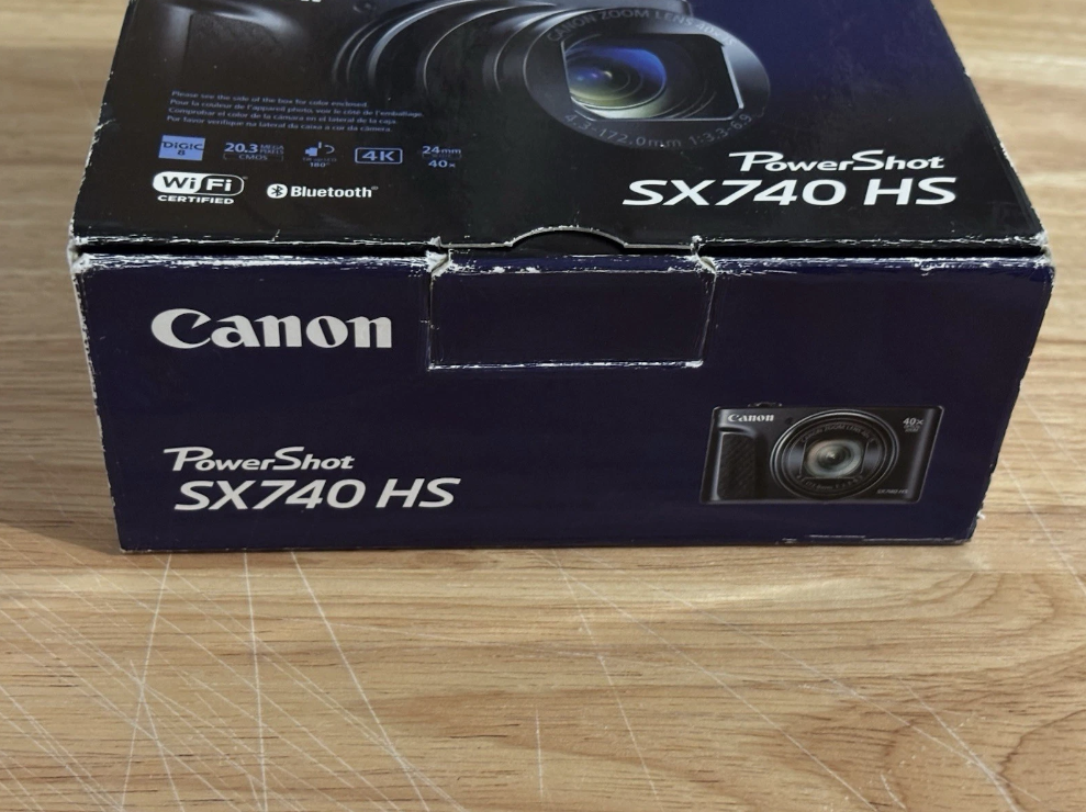 Canon PowerShot SX740 HS 20.3MP 4K UHD Compact Digital Camera – Black (2955C001) thumbnail 12