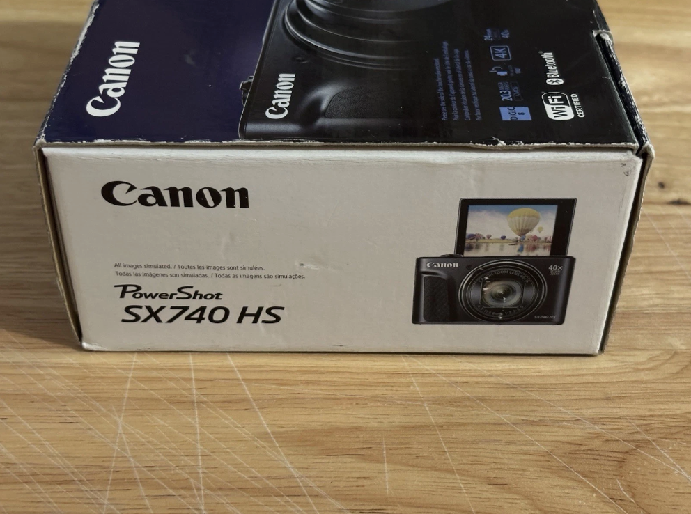 Canon PowerShot SX740 HS 20.3MP 4K UHD Compact Digital Camera – Black (2955C001) thumbnail 13