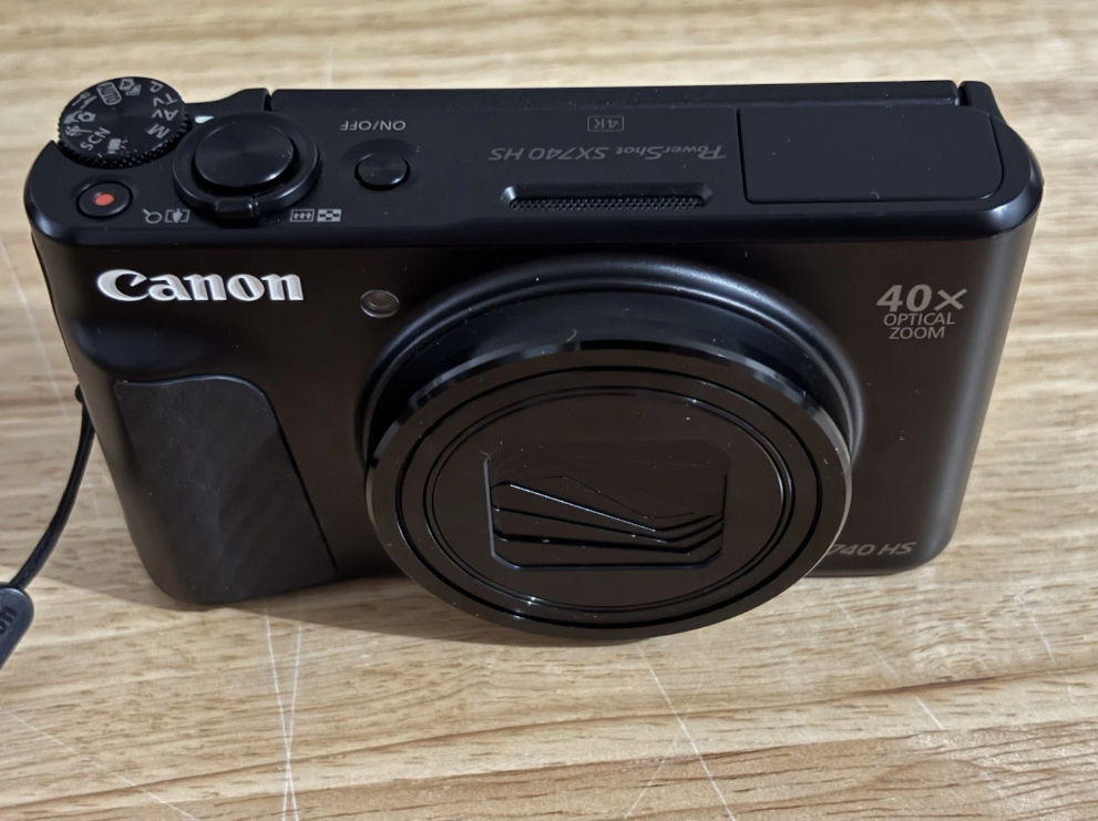 Canon PowerShot SX740 HS 20.3MP 4K UHD Compact Digital Camera – Black (2955C001) thumbnail 3