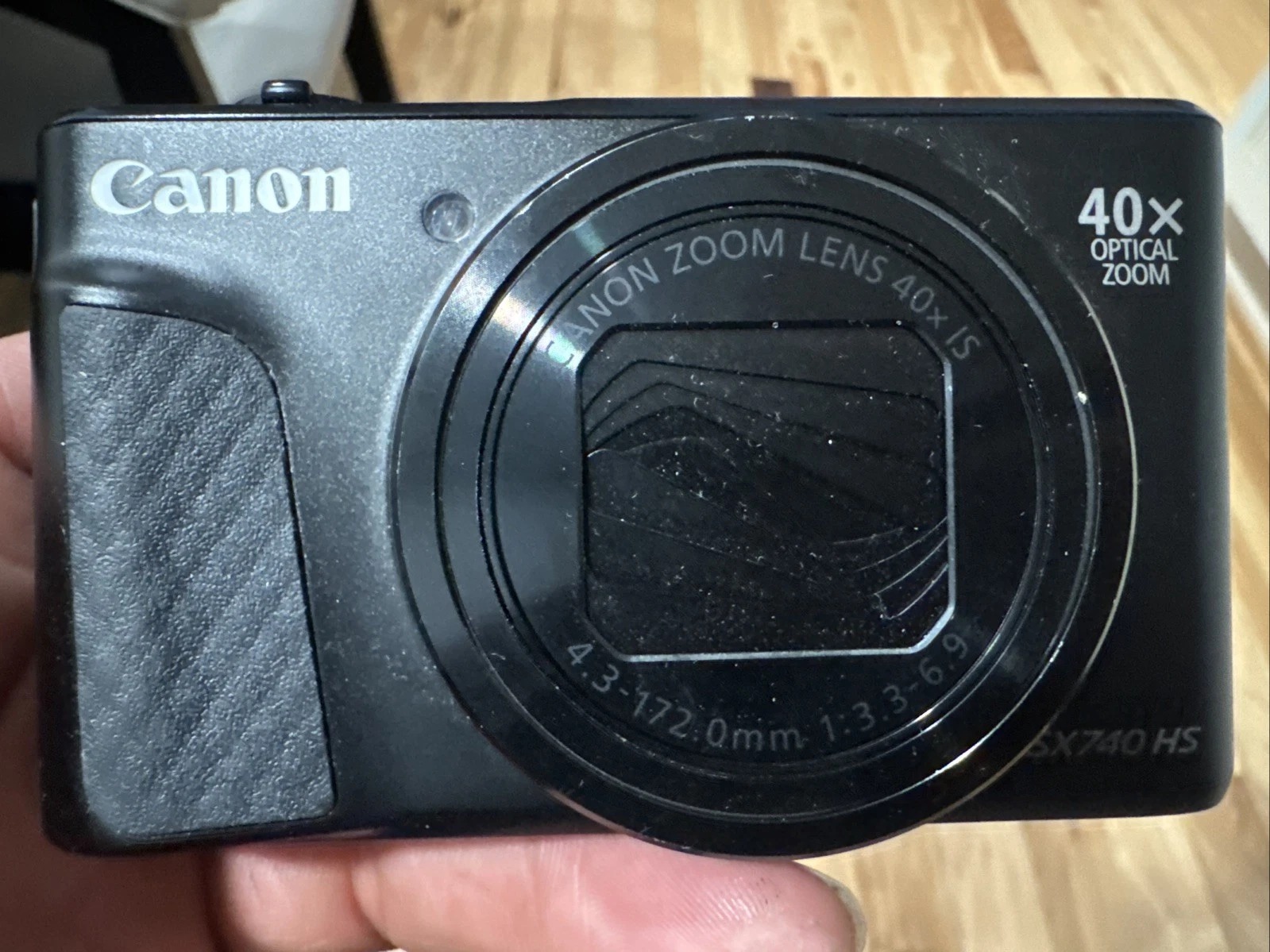 Canon PowerShot SX740 HS 20.3MP Compact Digital Camera – Black thumbnail 1