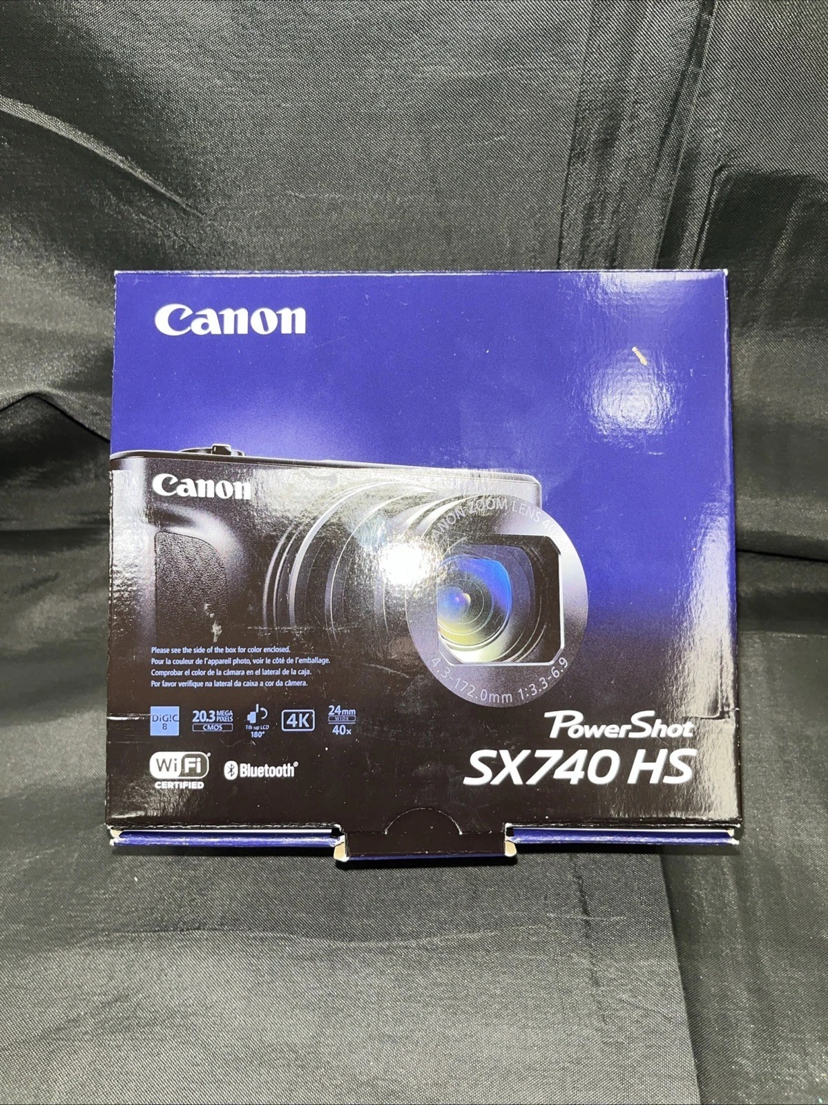 Canon PowerShot SX740 HS 20.3MP Digital Camera – Silver (MINT) thumbnail 10