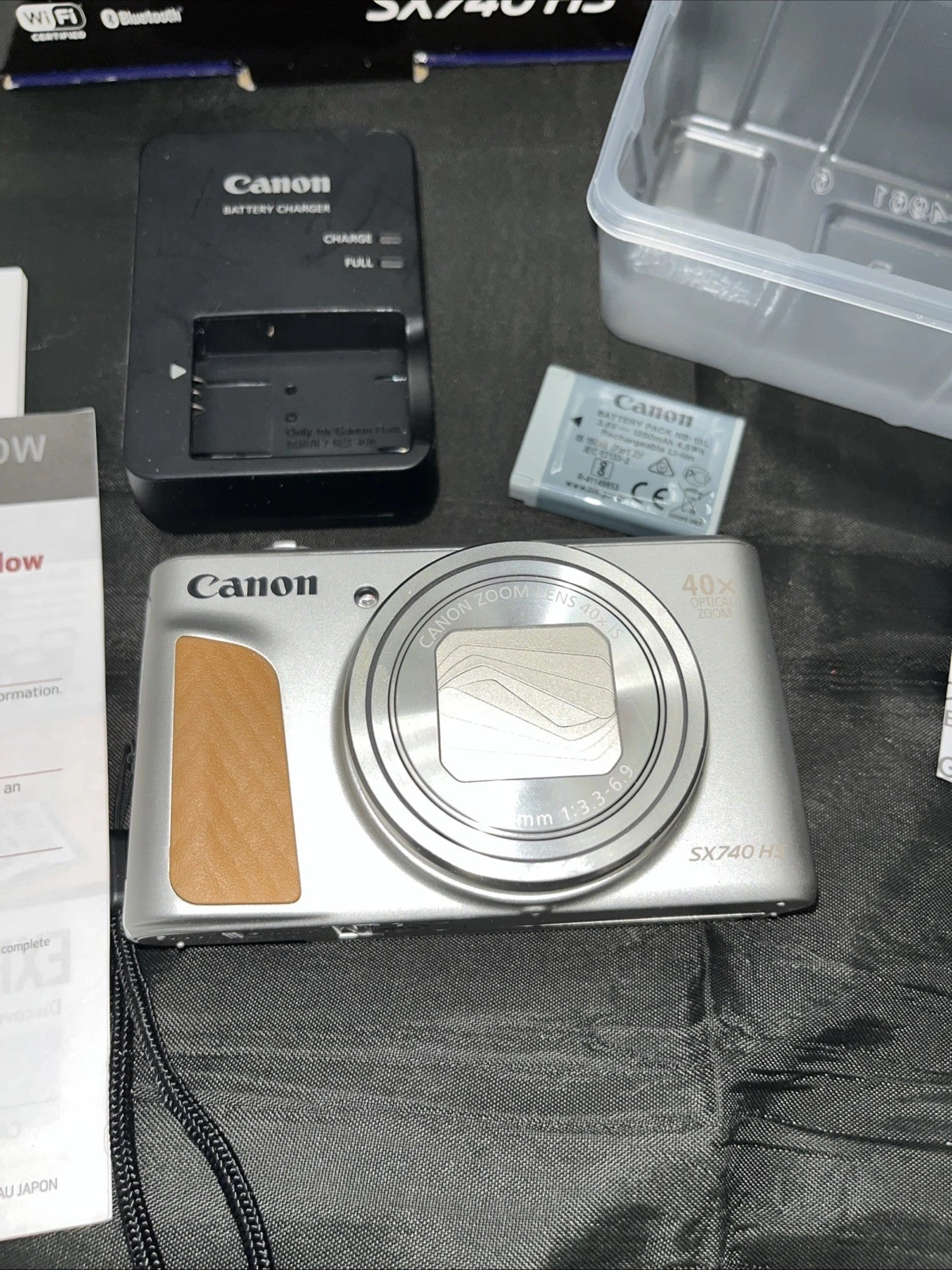 Canon PowerShot SX740 HS 20.3MP Digital Camera – Silver (MINT) thumbnail 3