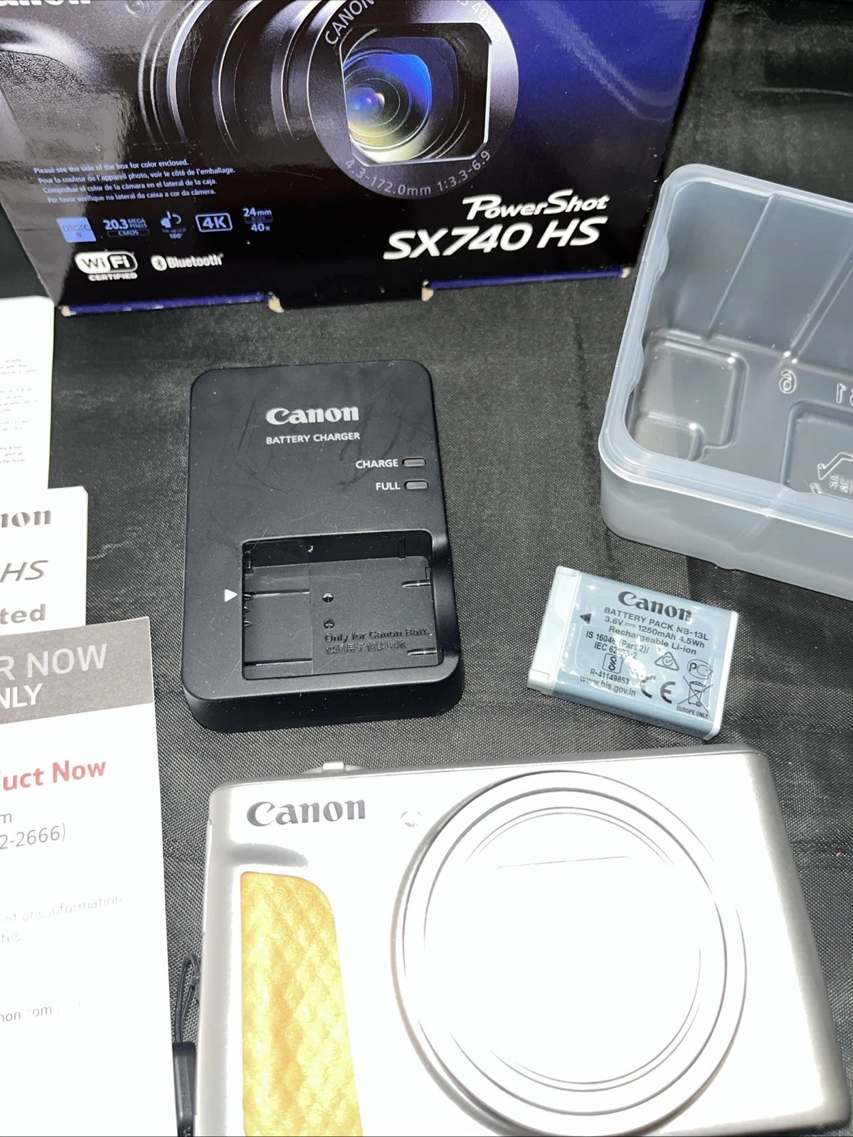 Canon PowerShot SX740 HS 20.3MP Digital Camera – Silver (MINT) thumbnail 5