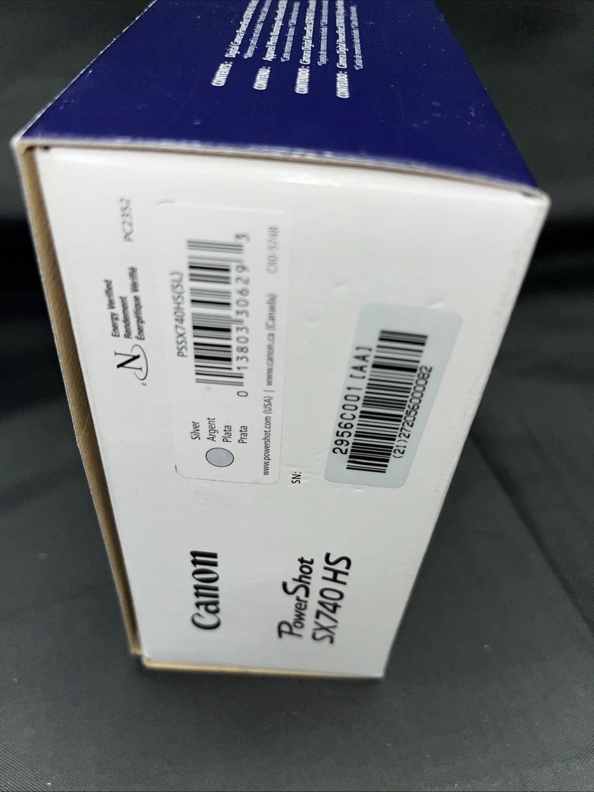 Canon PowerShot SX740 HS 20.3MP Digital Camera – Silver (MINT) thumbnail 9