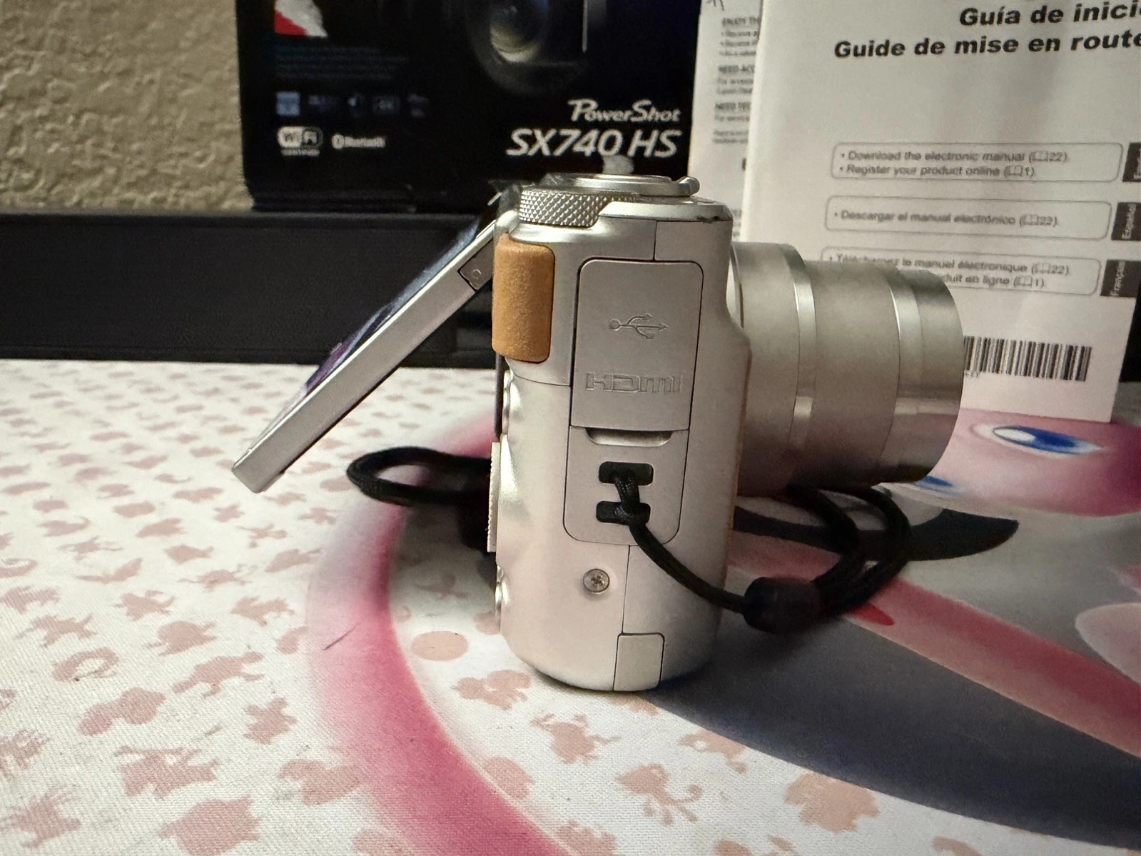 Canon PowerShot SX740 HS 20.3MP Silver Digital Camera  Optical Zoom 40x thumbnail 7