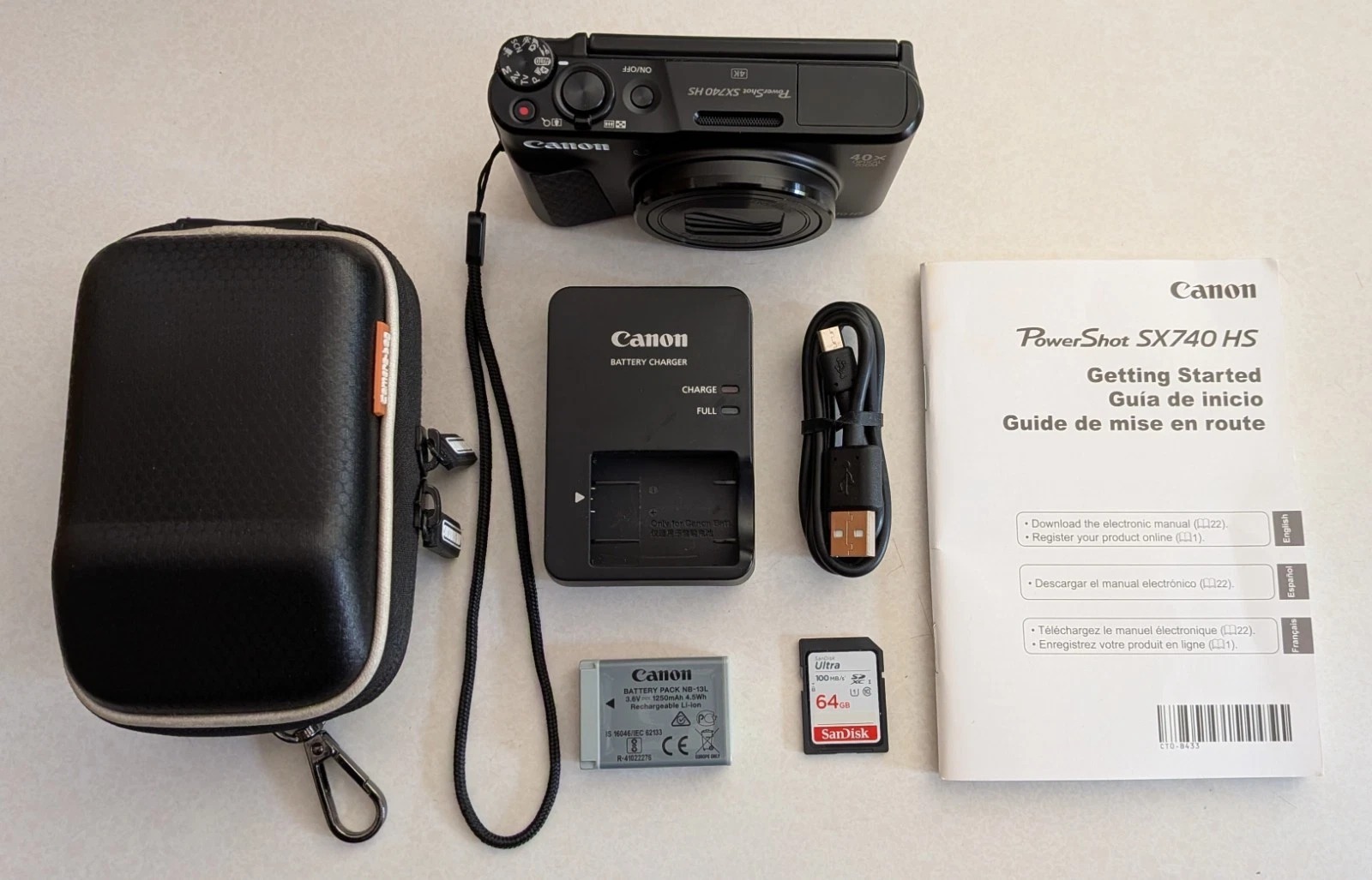 Canon PowerShot SX740 HS 20.3MP Compact Digital Camera thumbnail 1