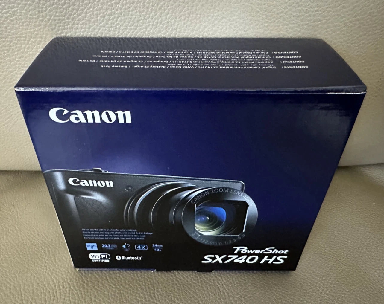 Canon PowerShot SX740 HS – Brand New 4K Compact Camera (Silver) thumbnail 1