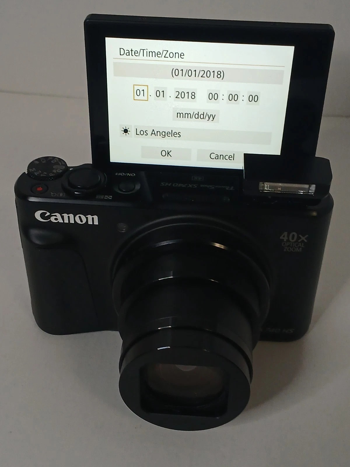 Canon PowerShot SX740 HS Digital Camera Black Tested Working thumbnail 3