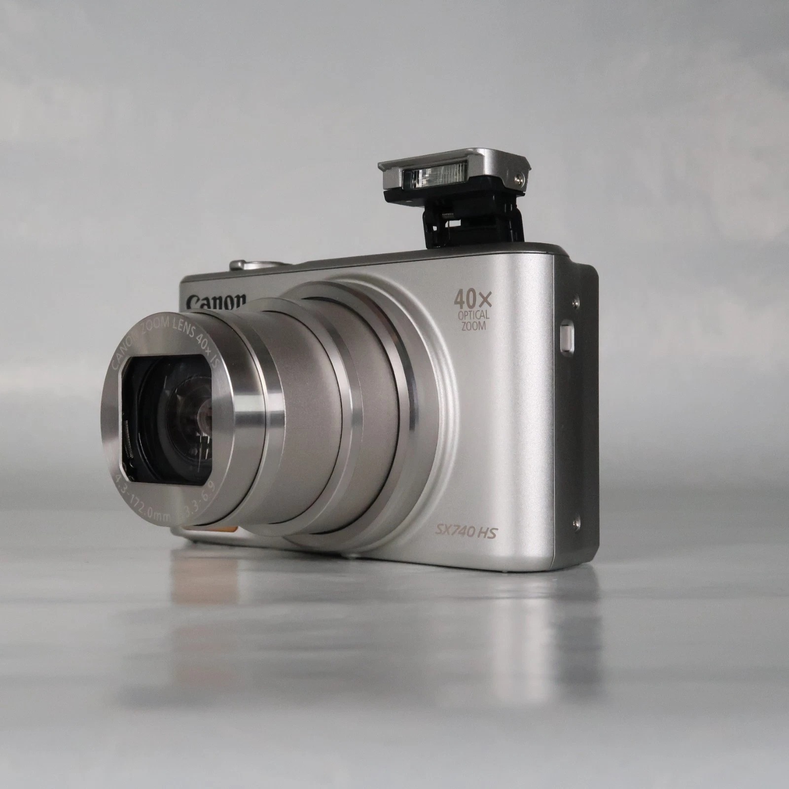 Canon Powershot SX740 HS Digital Camera Silver 20.3MP, SD, Case, Manual thumbnail 13