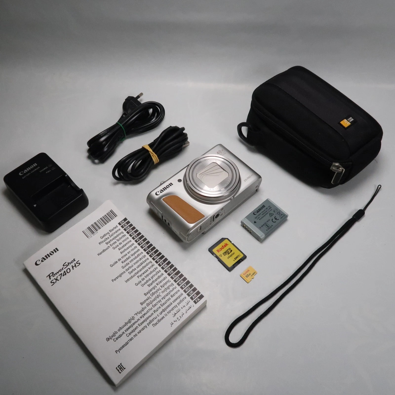 Canon Powershot SX740 HS Digital Camera Silver 20.3MP, SD, Case, Manual thumbnail 21