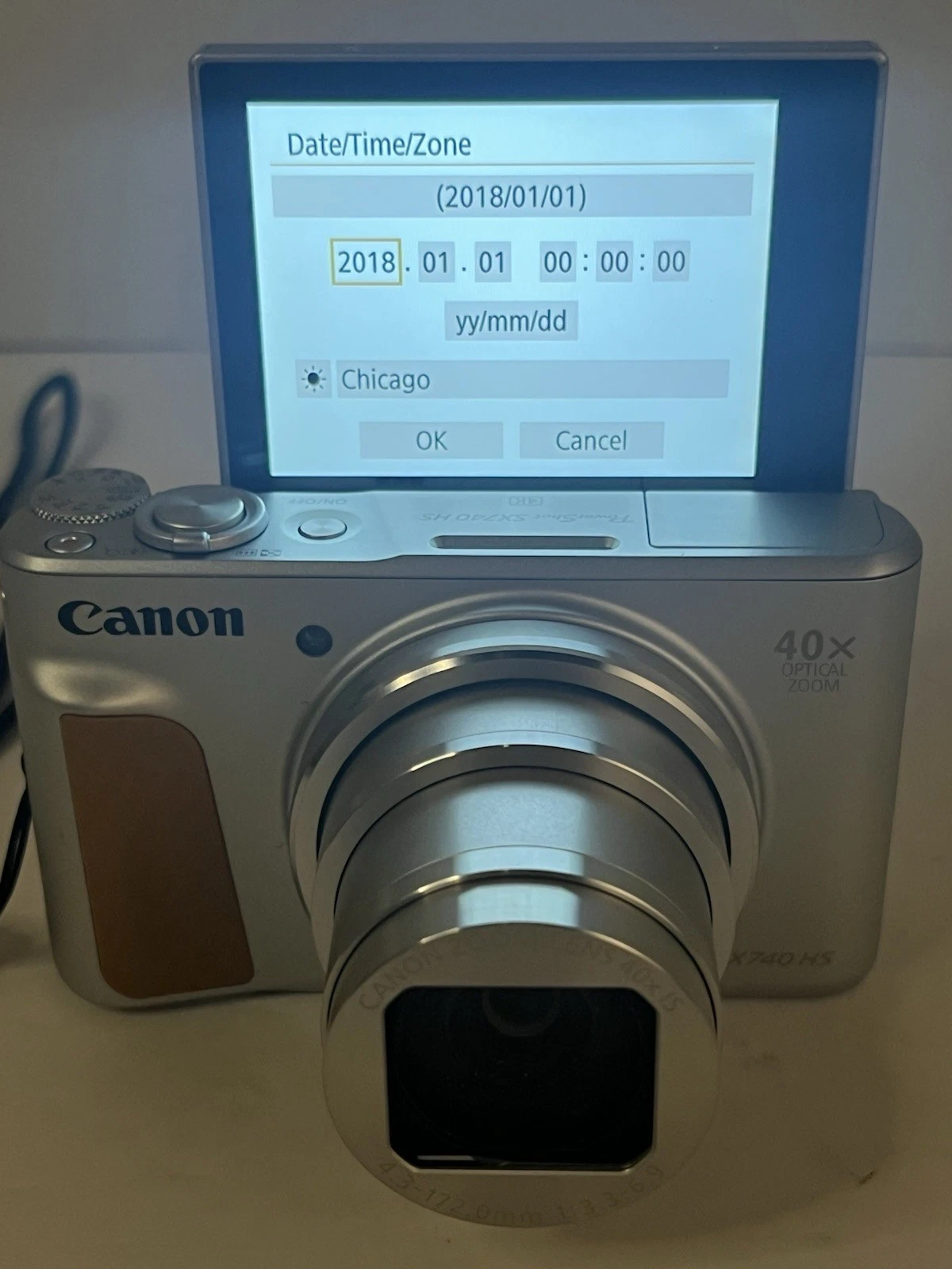 Canon PowerShot SX740 HS Digital Camera Silver , 40x Zoom thumbnail 2