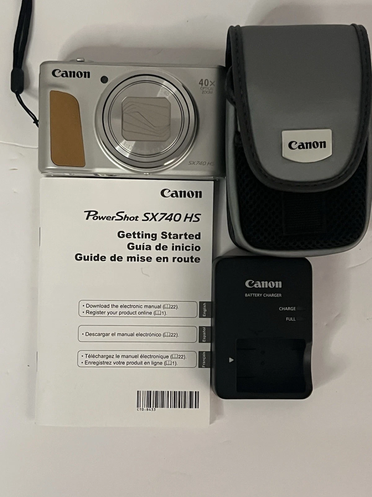 Canon PowerShot SX740 HS Digital Camera Silver , 40x Zoom thumbnail 7