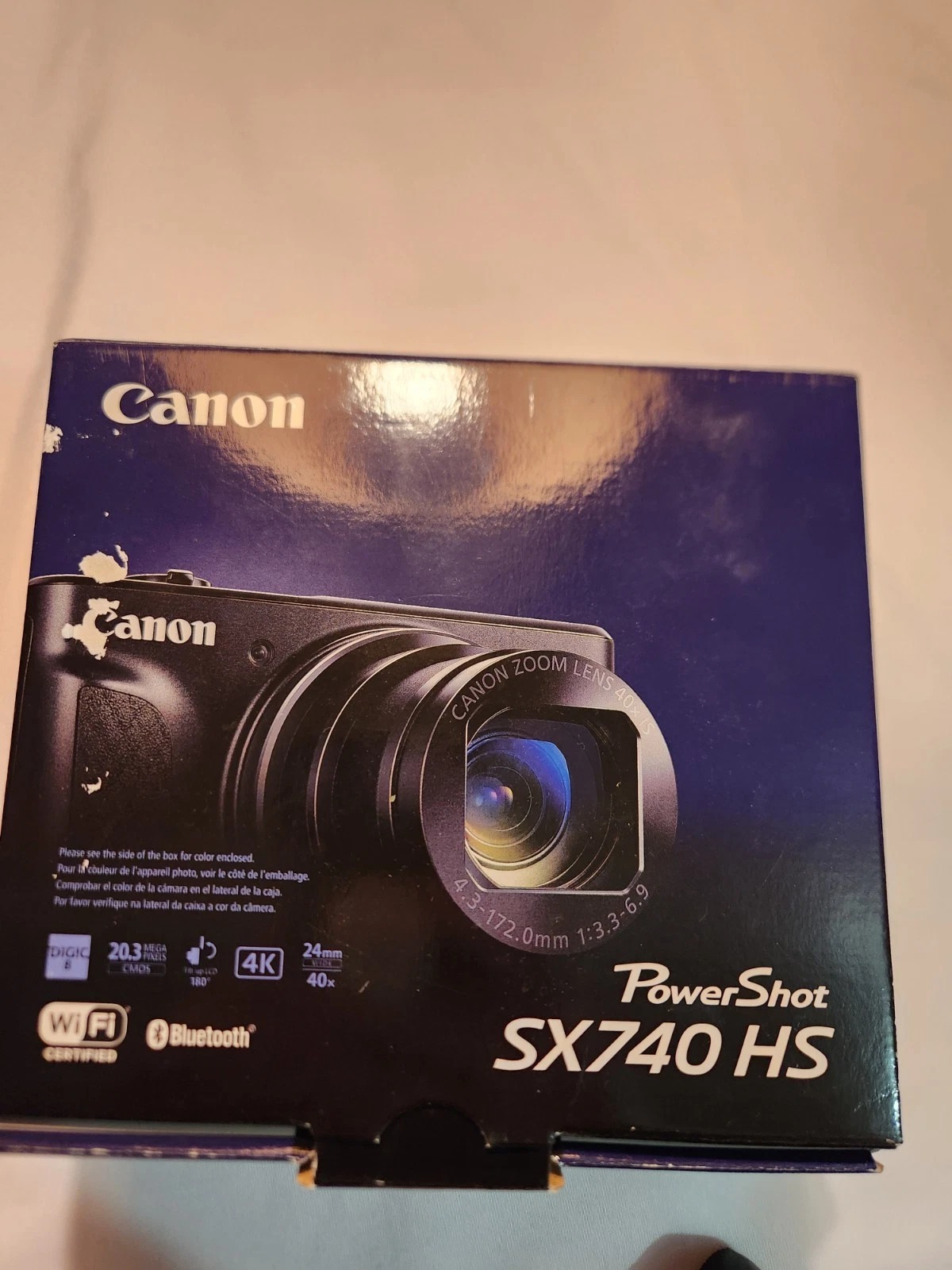 Canon PowerShot SX740 HS Digital Camera W/ Lowepro Case & Original Packaging thumbnail 9