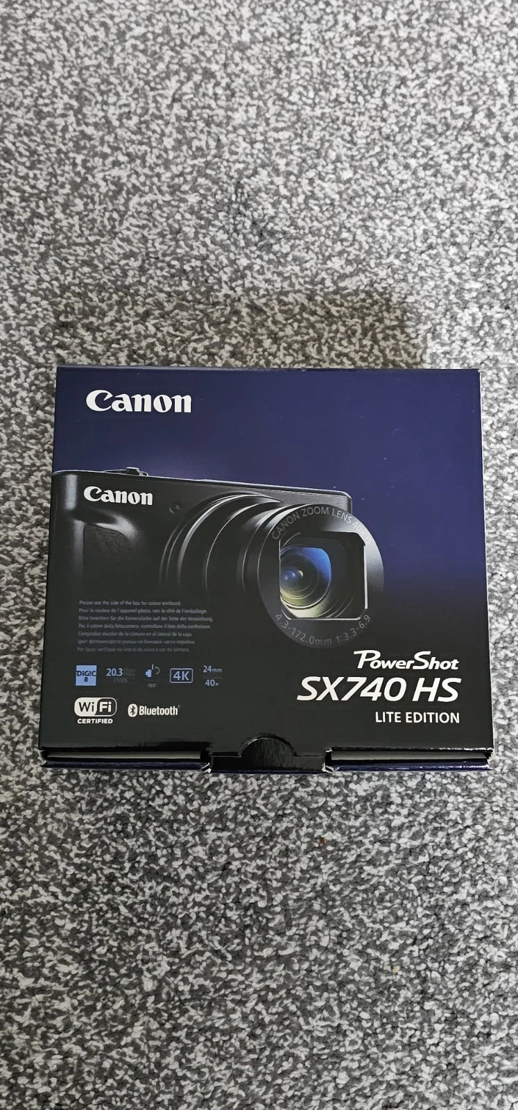 Canon PowerShot SX740 HS – Ultra-Zoom Pocket Camera in Silver (Used 3 Times) thumbnail 1