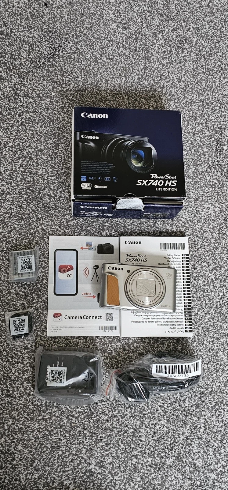 Canon PowerShot SX740 HS – Ultra-Zoom Pocket Camera in Silver (Used 3 Times) thumbnail 2