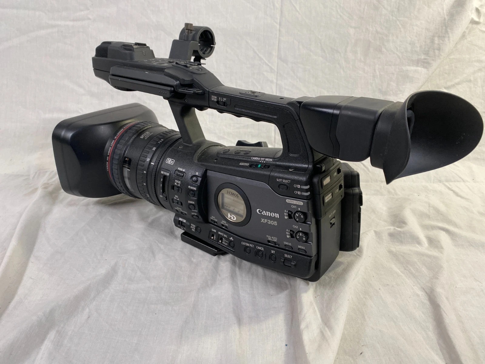 Canon XF305 Pro Video Camera Kit w/ Case & Accessories – Tested – Ships USA thumbnail 2