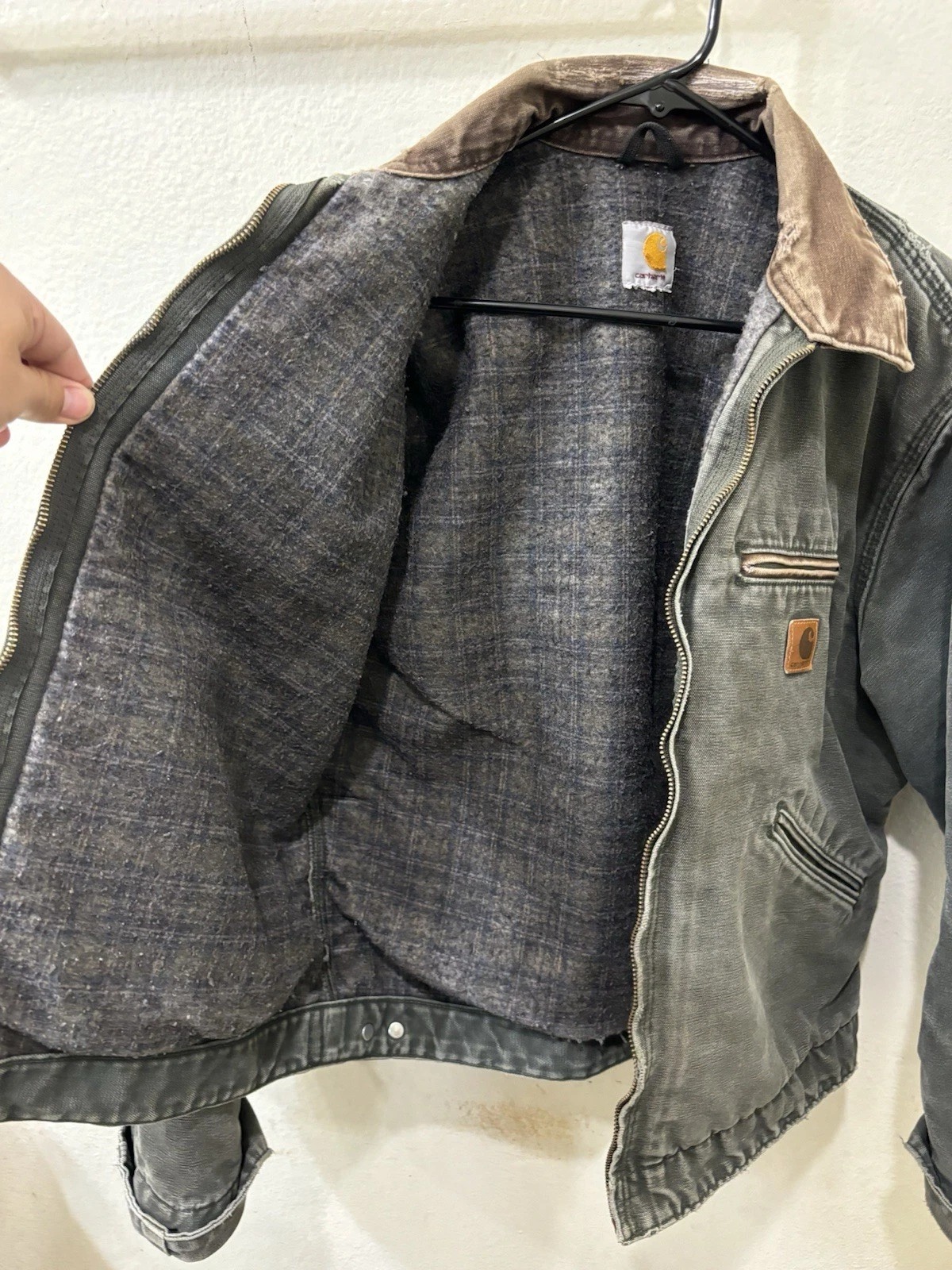 Carhartt J97 MOS Detroit Jacket Size medium MossGreen thumbnail 3