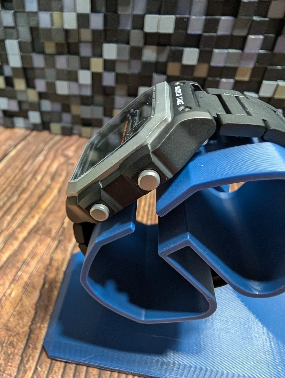 Casio WS1600H-1AV, W, Upgraded with SKXMOD All Metal Case and Bracelet thumbnail 4