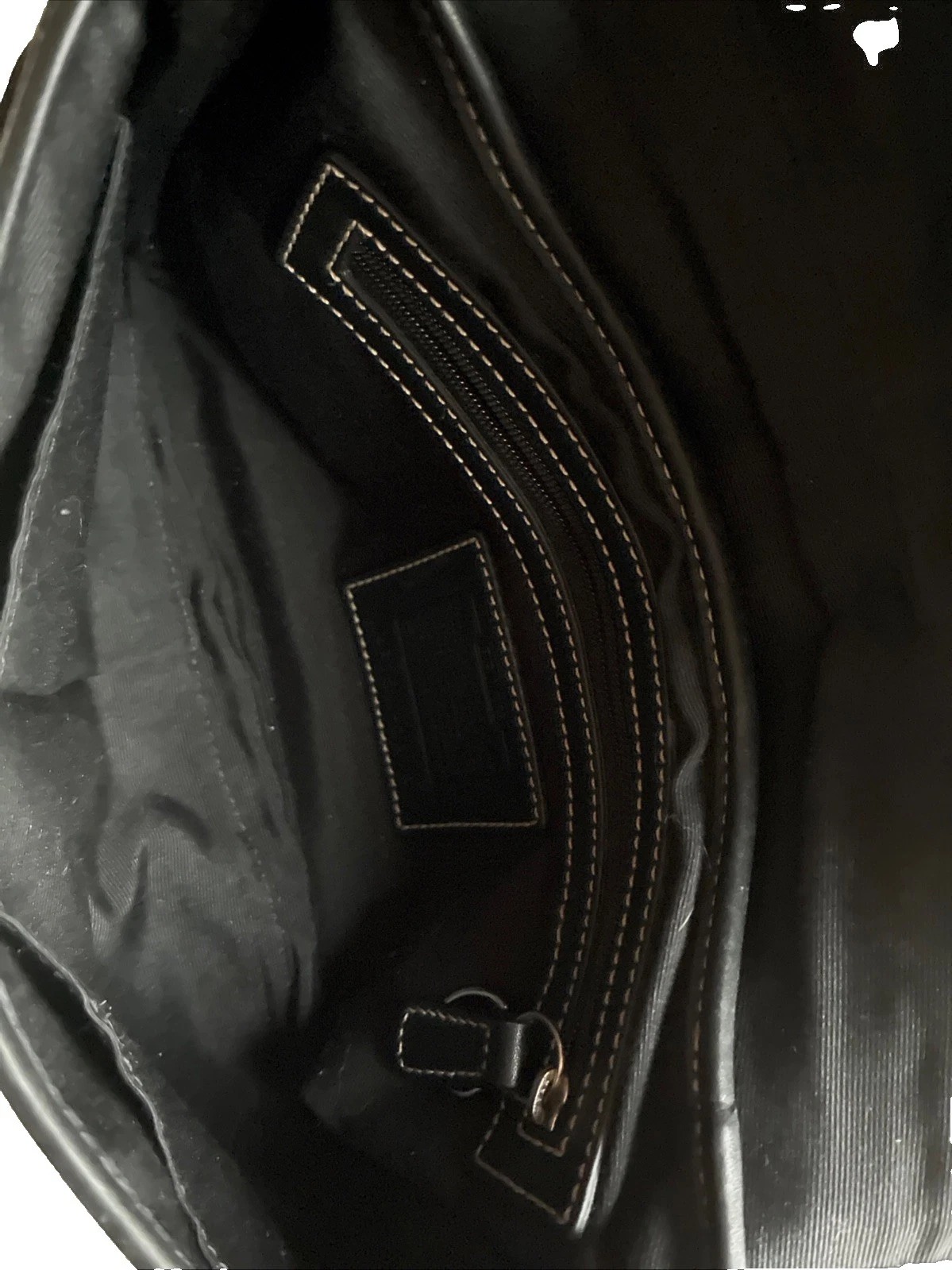 COACH 6818 Black Leather/Canvas Vintage Soho Hobo Signature C Buckle Flap Bag thumbnail 8