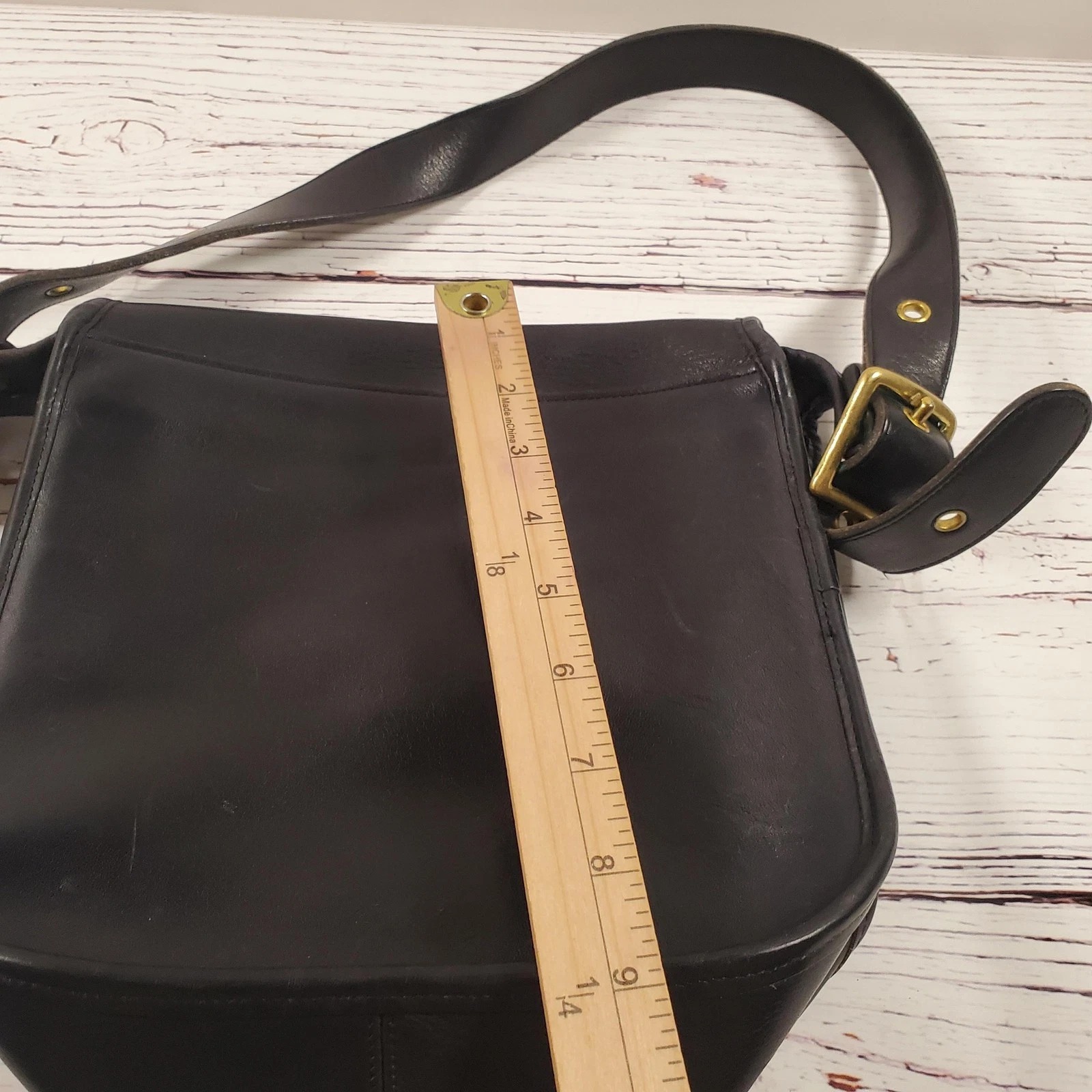 Coach Bonnie Cashin Courier Leather Crossbody Purse Vintage 70s thumbnail 2