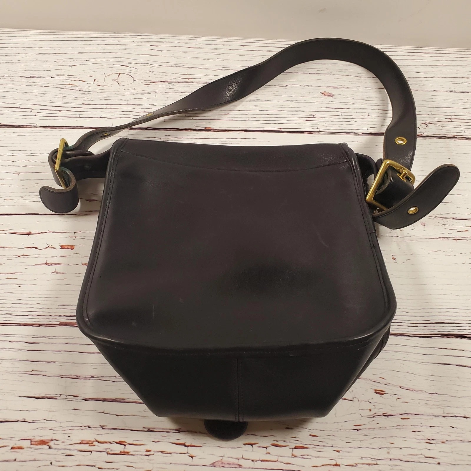 Coach Bonnie Cashin Courier Leather Crossbody Purse Vintage 70s thumbnail 7