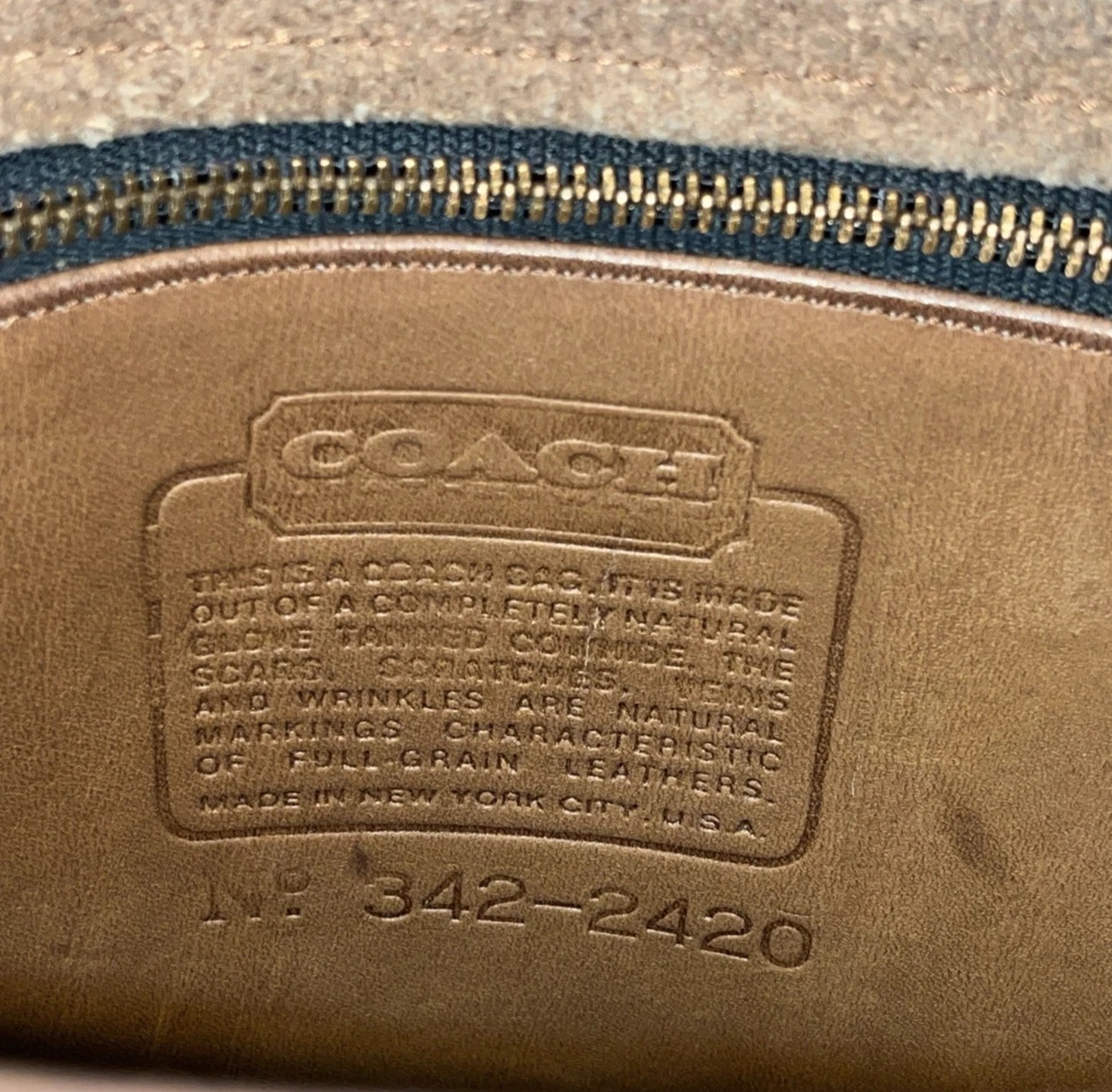 COACH COURIER BONNIE CASHIN BAG #342-2420 thumbnail 5