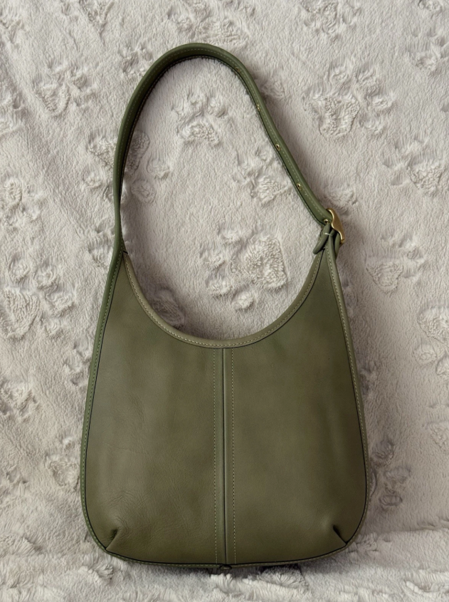coach-ergo-womens-leather-shoulder-bag-c3855-green thumbnail 1