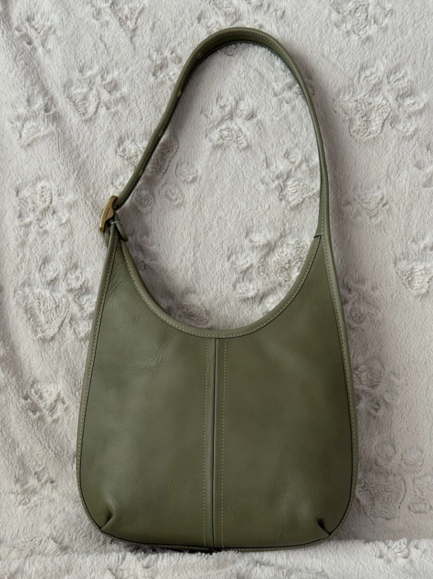 coach-ergo-womens-leather-shoulder-bag-c3855-green thumbnail 3
