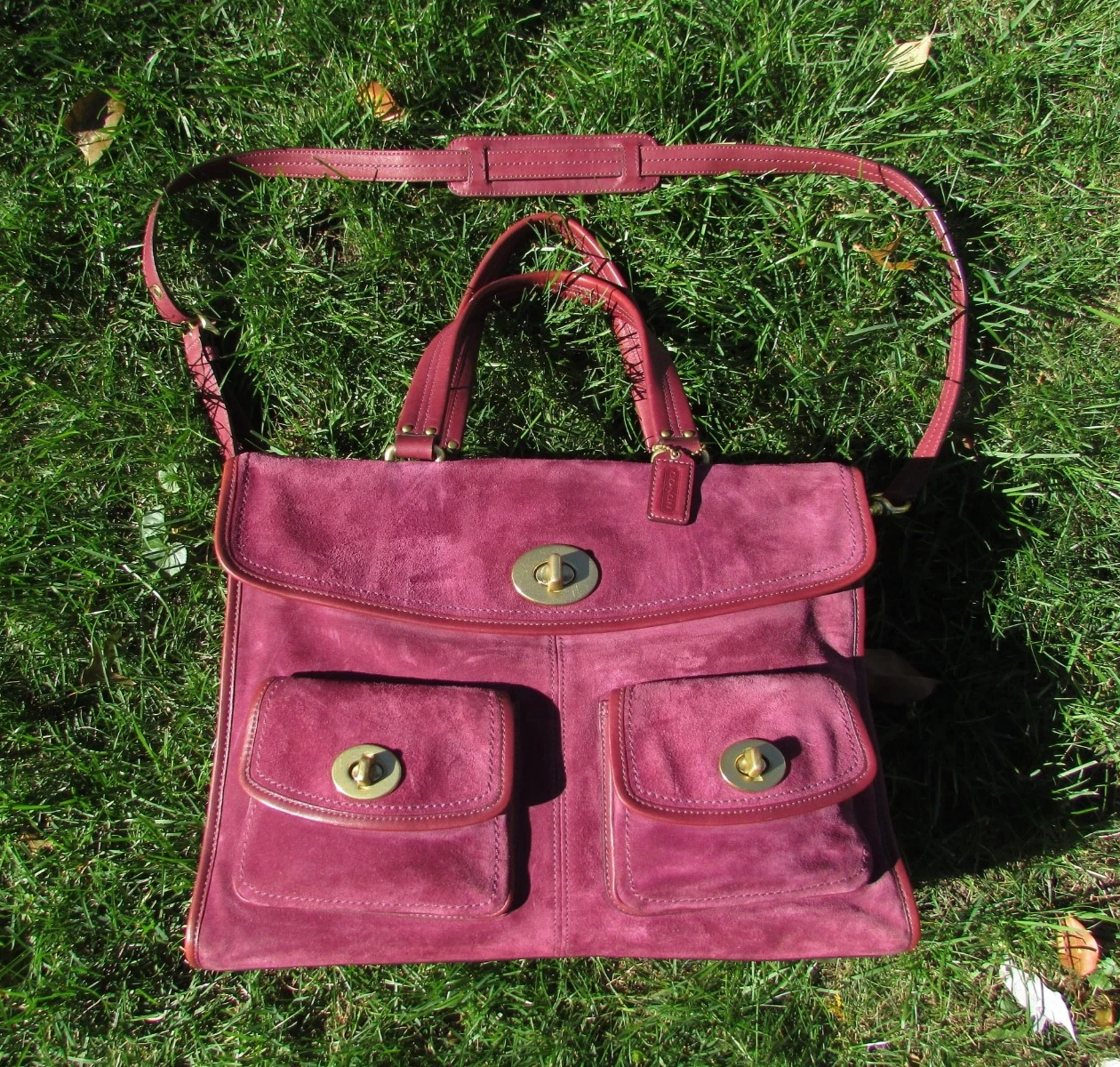 Coach Hamptons Legacy Briefcase Travel Bag H thumbnail 1