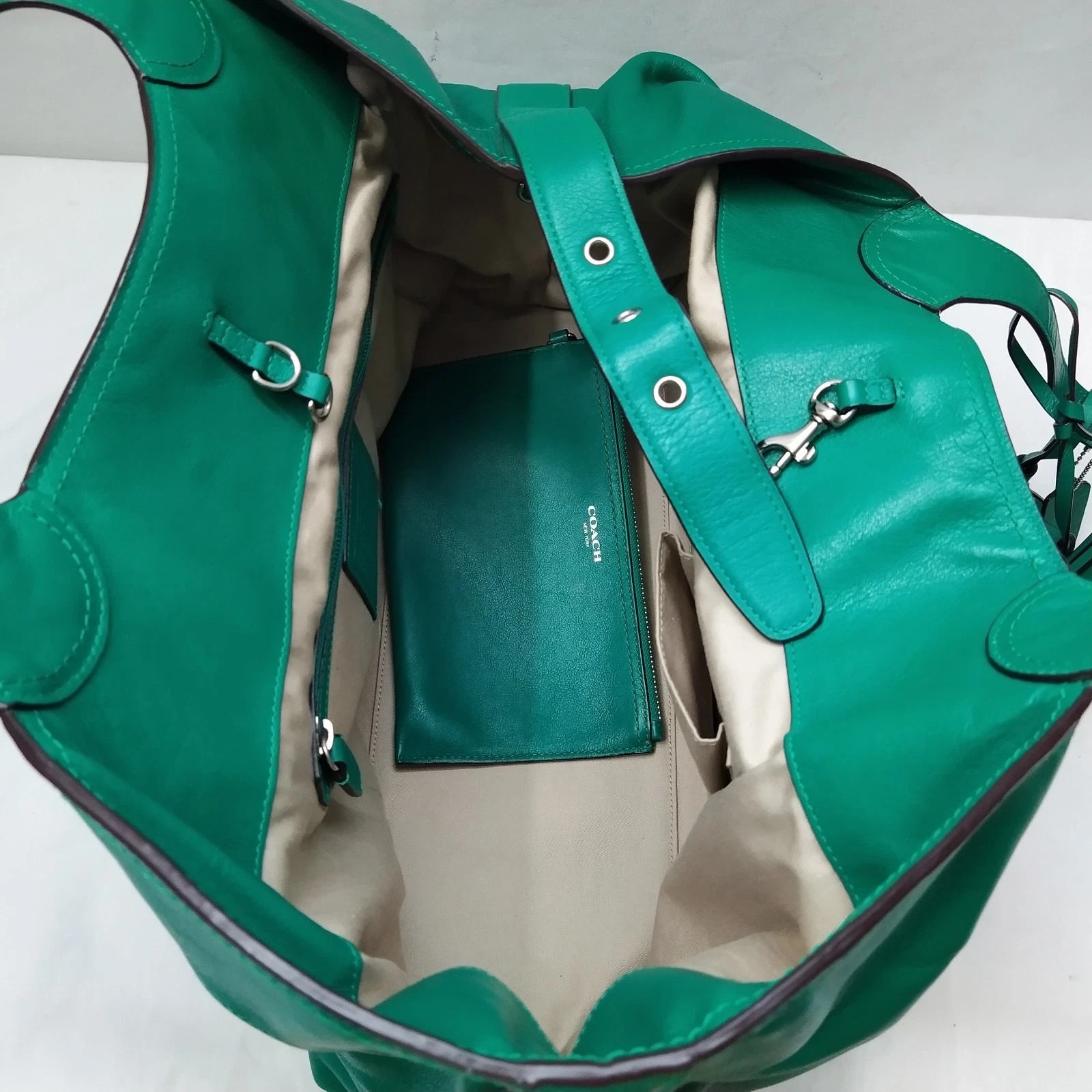 Coach Legacy American Icons Emerald Leather thumbnail 10