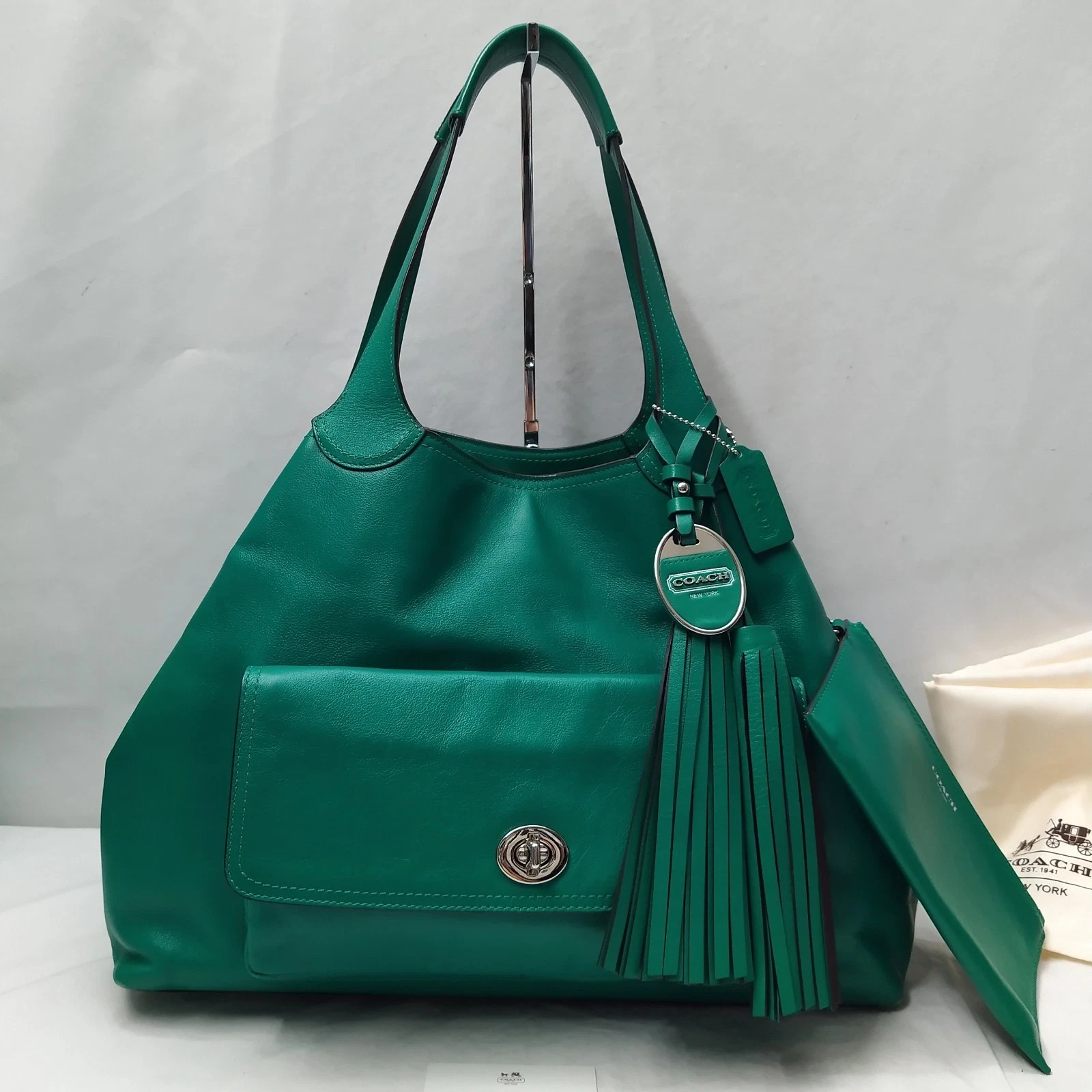 Coach Legacy American Icons Emerald Leather thumbnail 15