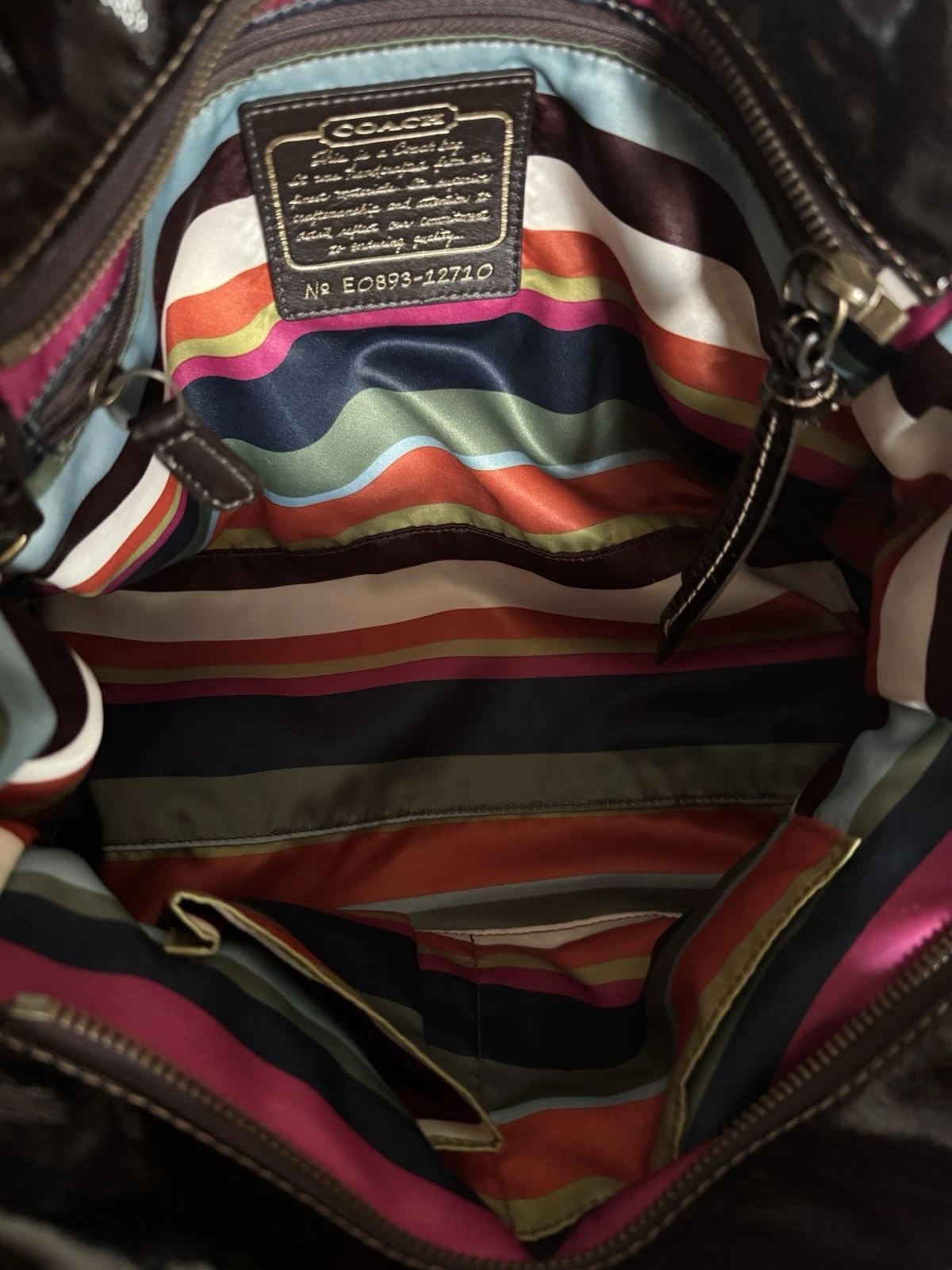 Coach Legacy Garcia Brown Patent Leather  thumbnail 8