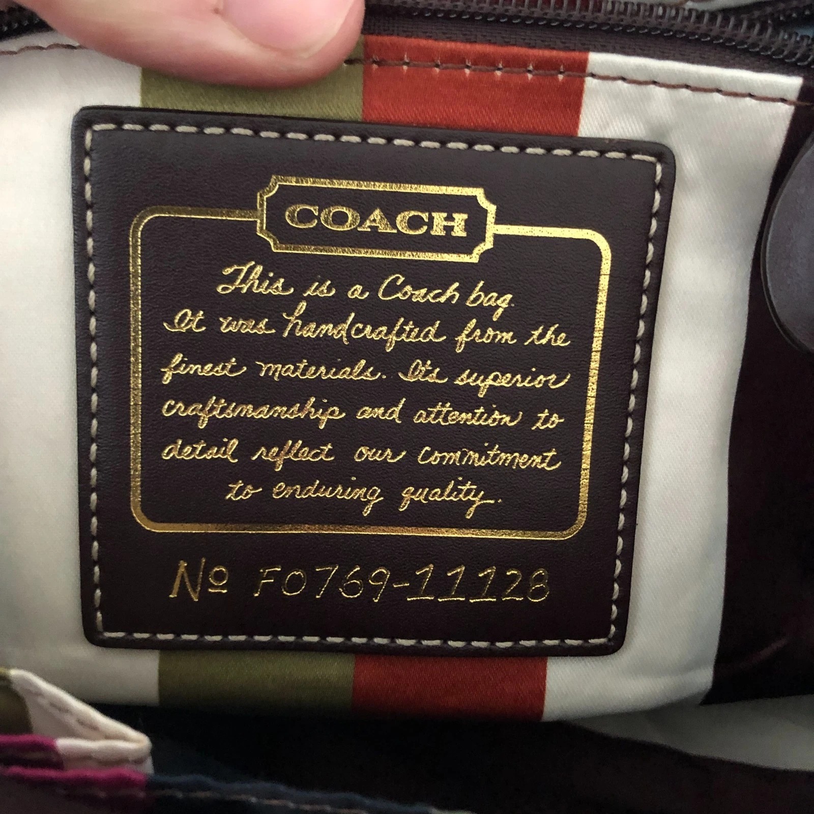 Coach Leigh Legacy 65th Anniversary 11128 Black Leather Shoulder Bag thumbnail 10