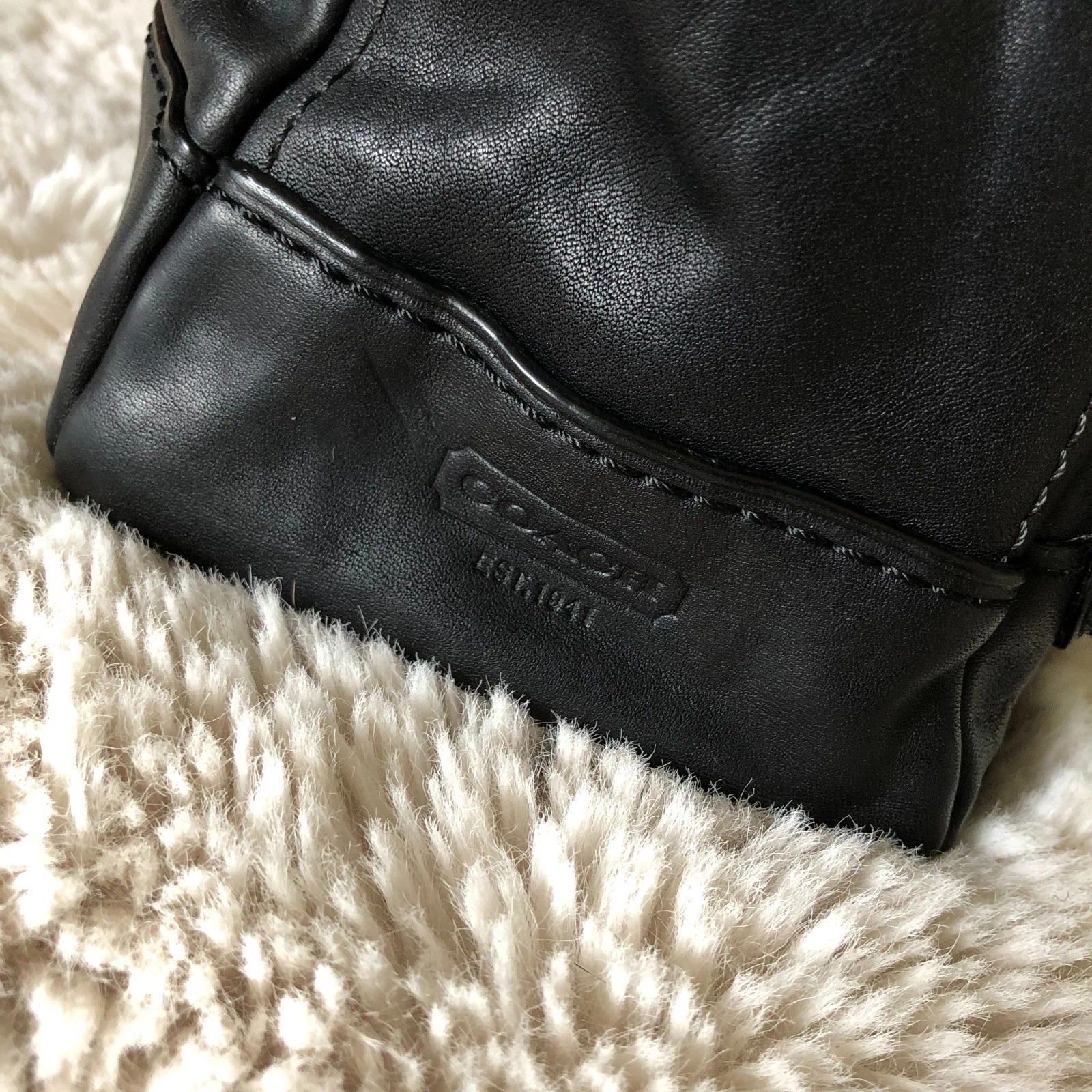 Coach Leigh Legacy 65th Anniversary 11128 Black Leather Shoulder Bag thumbnail 13