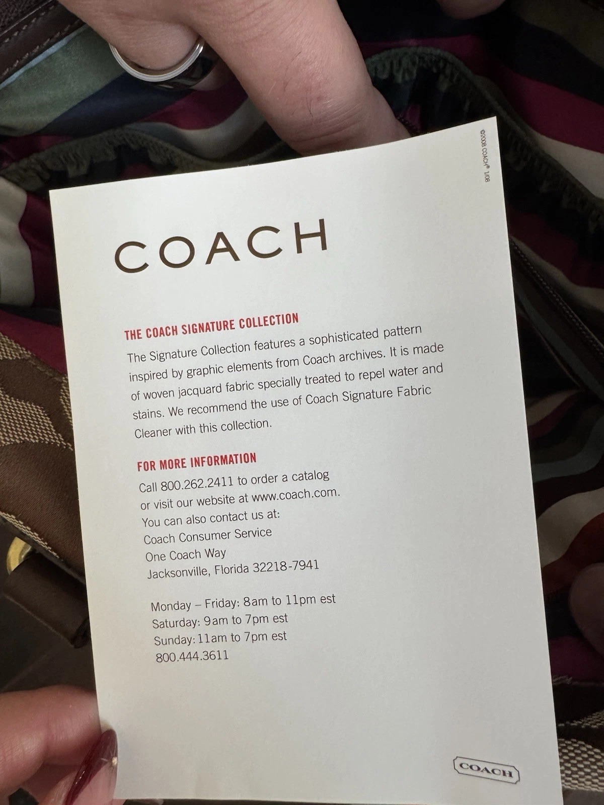 COACH RARE 2008 Anniversary Legacy  thumbnail 11